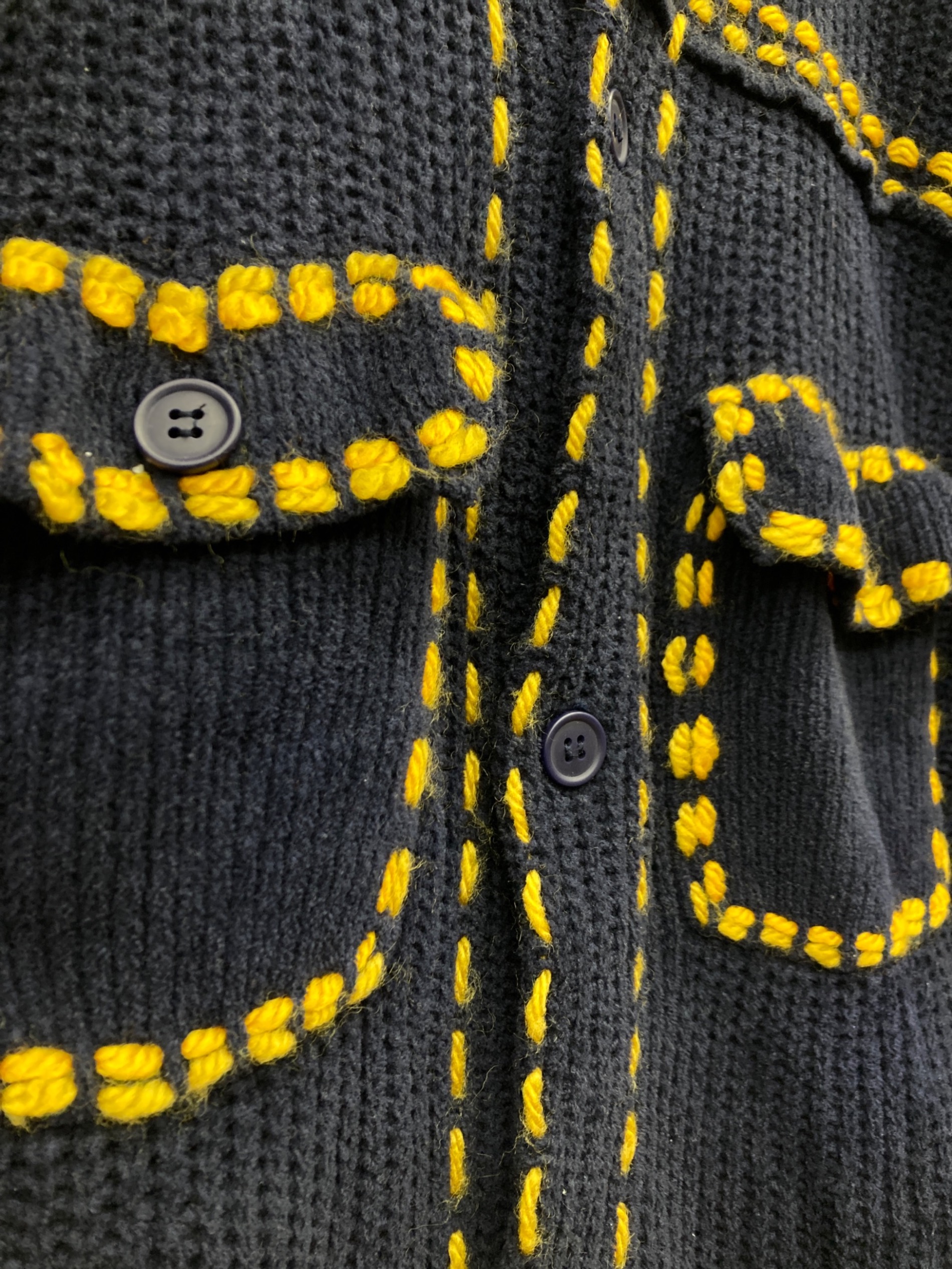 中古・古着通販】PHINGERIN (フィンガリン) PG1 Knit ネイビー