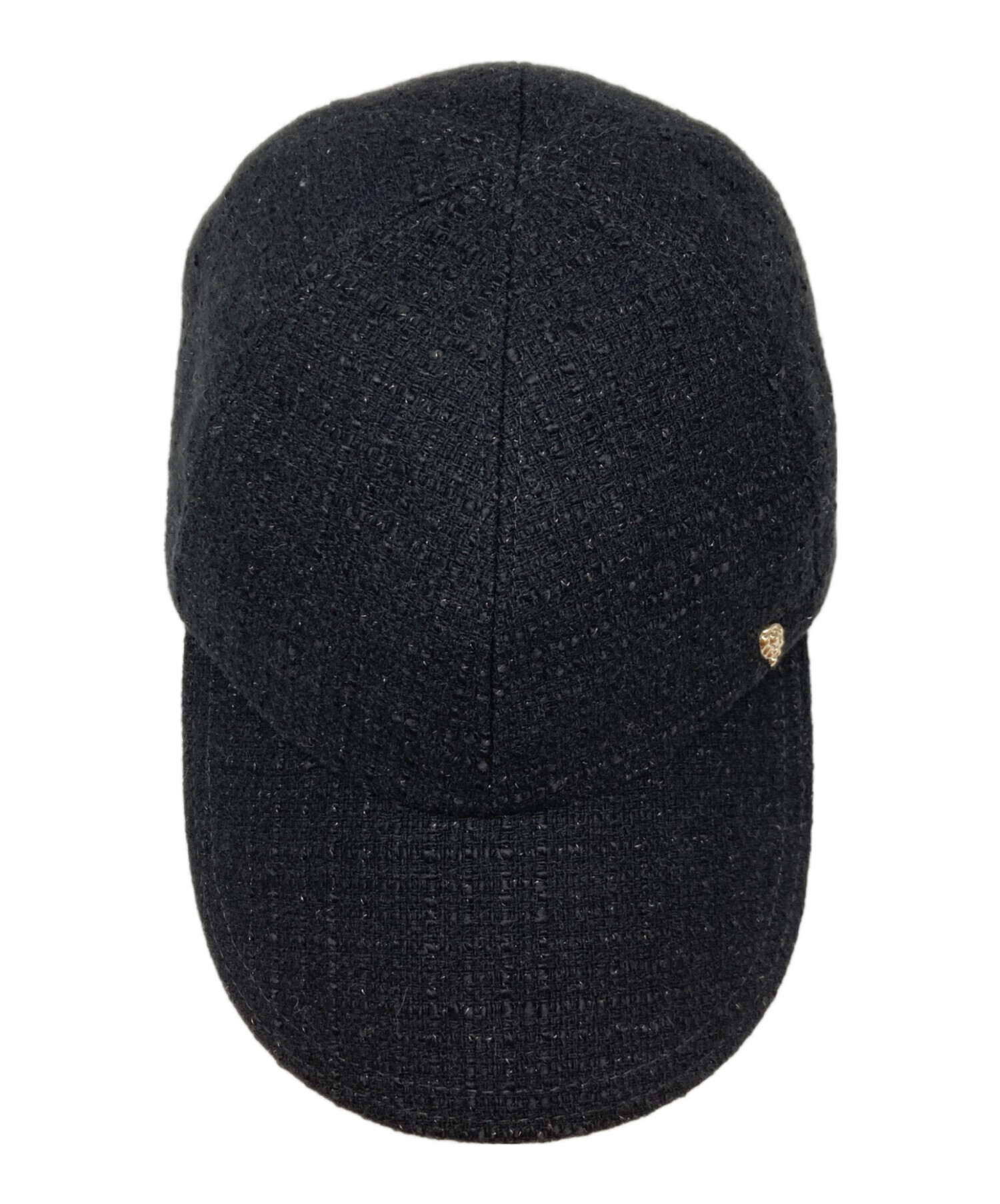 【中古】ヘレンカミンスキー HELEN KAMINSKI キャップ 帽子 6パネル チェック柄 コーデュロイ 紺 ネイビー 黒 中古・古着通販】HELEN KAMINSKI (ヘレンカミンスキー) Chalamet