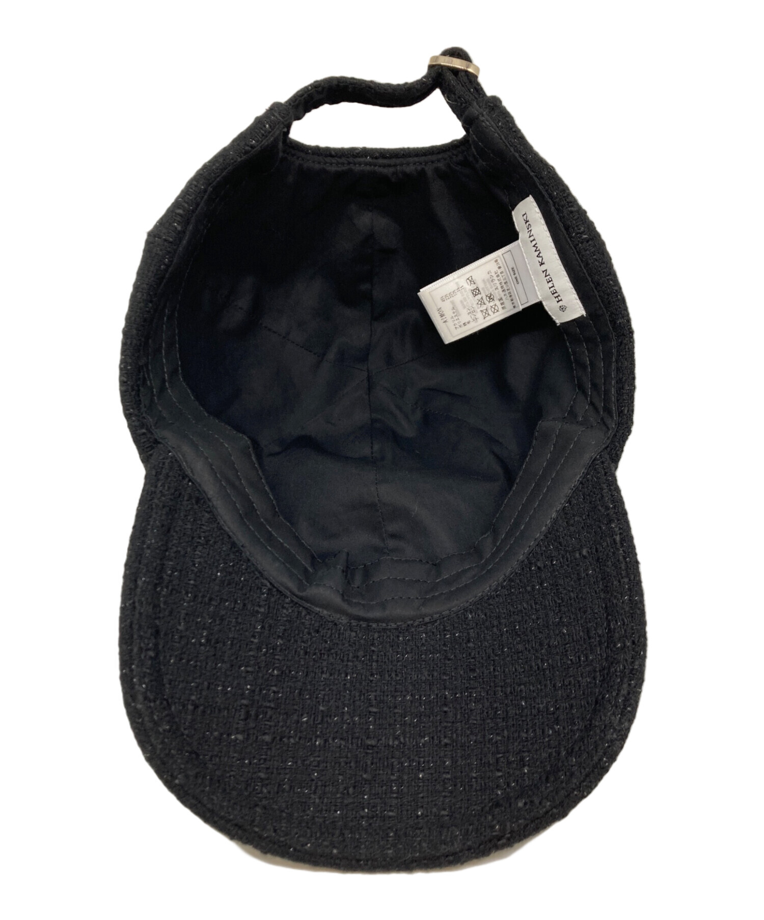 HELEN KAMINSKI 黒キャップ　ツイード 中古・古着通販】HELEN KAMINSKI (ヘレンカミンスキー) Chalamet