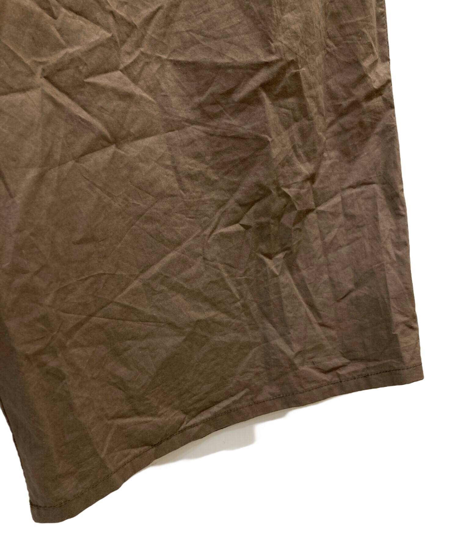 中古・古着通販】BASERANGE (ベースレンジ) 25AW TIN PANTS ブラウン 