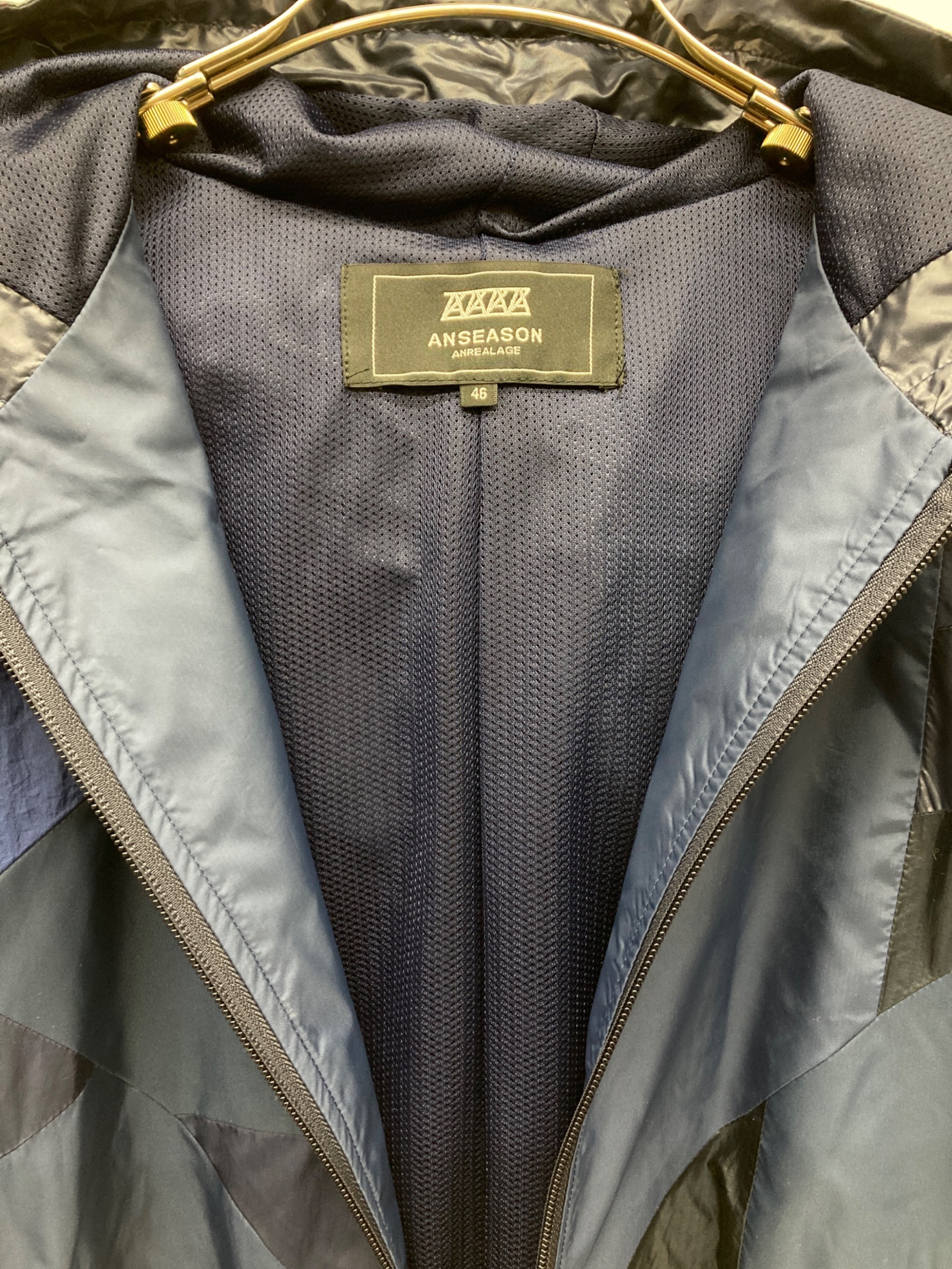 中古・古着通販】ANREALAGE (アンリアレイジ) パッチワークナイロン 
