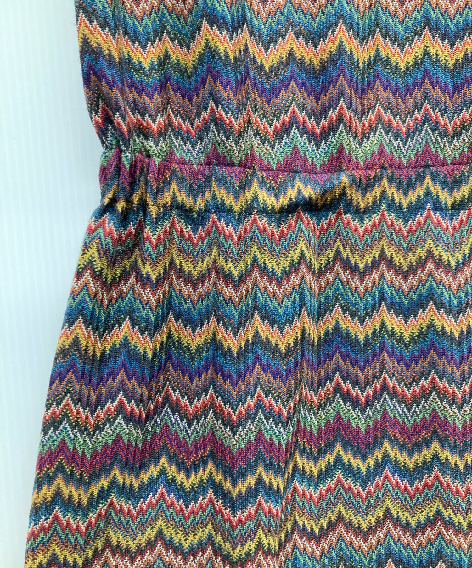 中古・古着通販】missoni (ミッソーニ) ジグザグ柄ニットワンピース