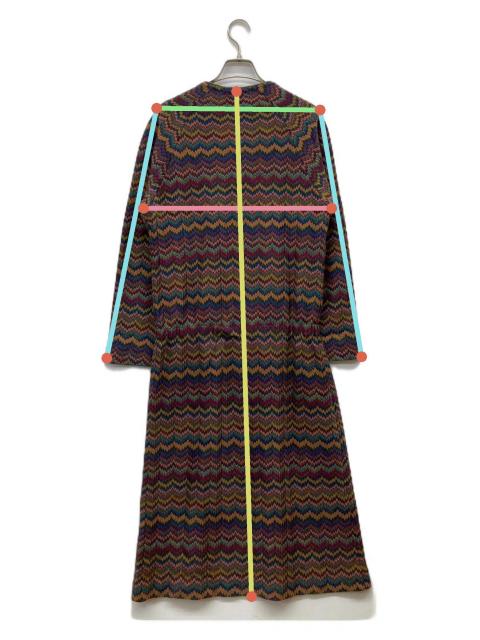 中古・古着通販】missoni (ミッソーニ) ジグザグ柄ニットワンピース