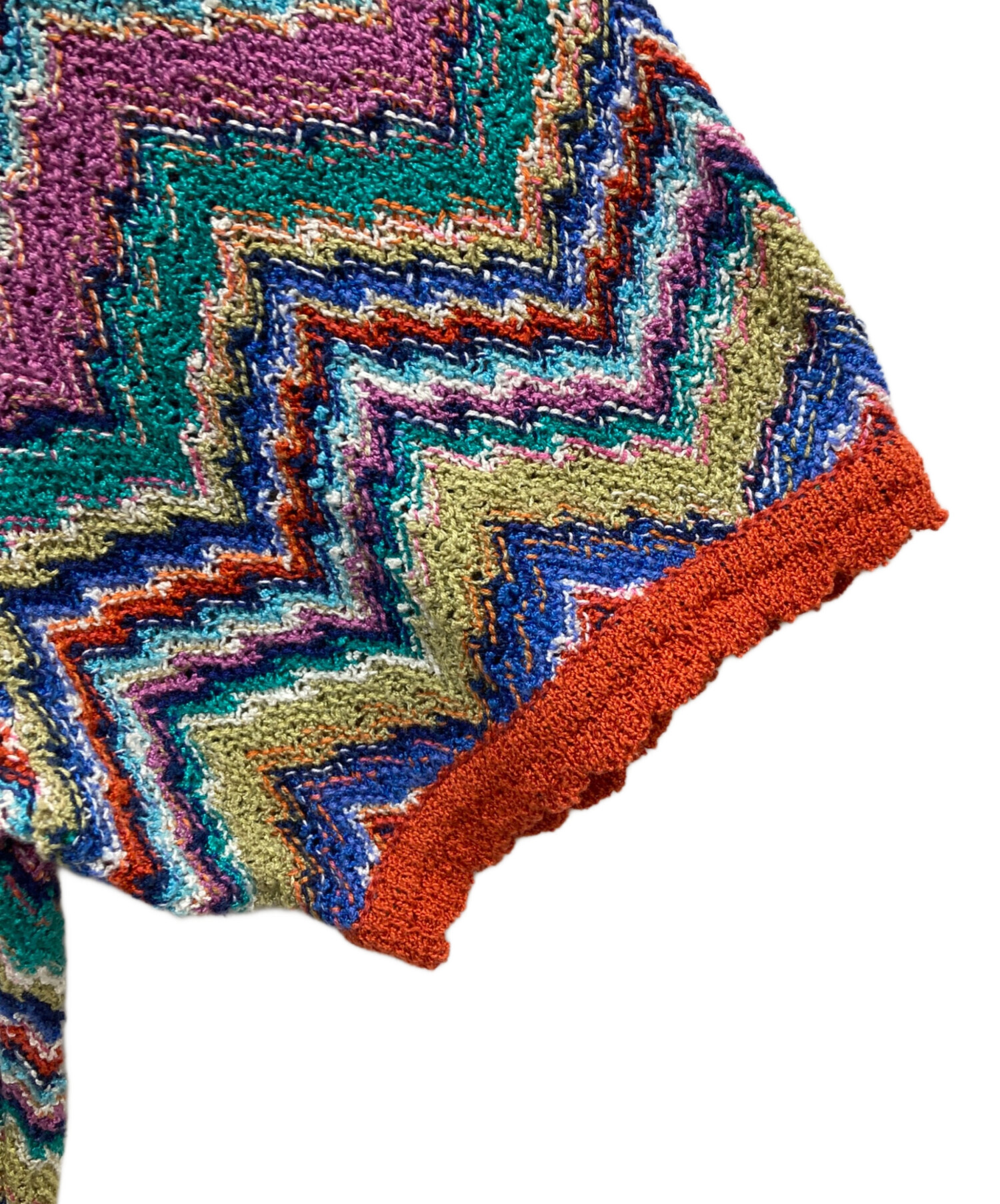 中古・古着通販】MISSONI (ミッソーニ) ジグザグ柄 ワンピース マルチ