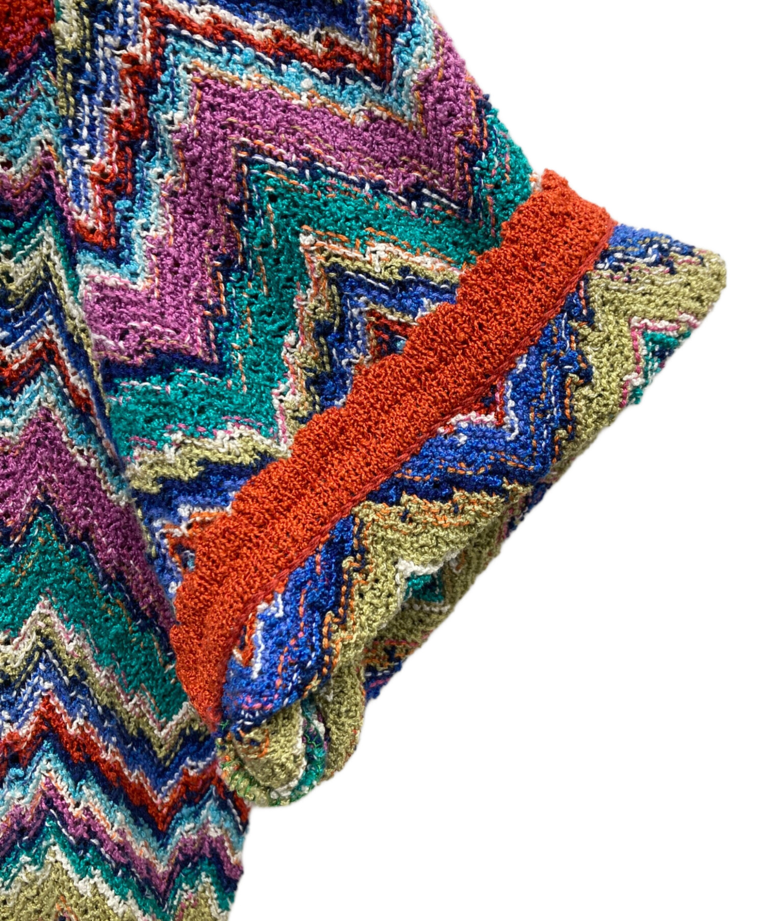 中古・古着通販】MISSONI (ミッソーニ) ジグザグ柄 ワンピース マルチ