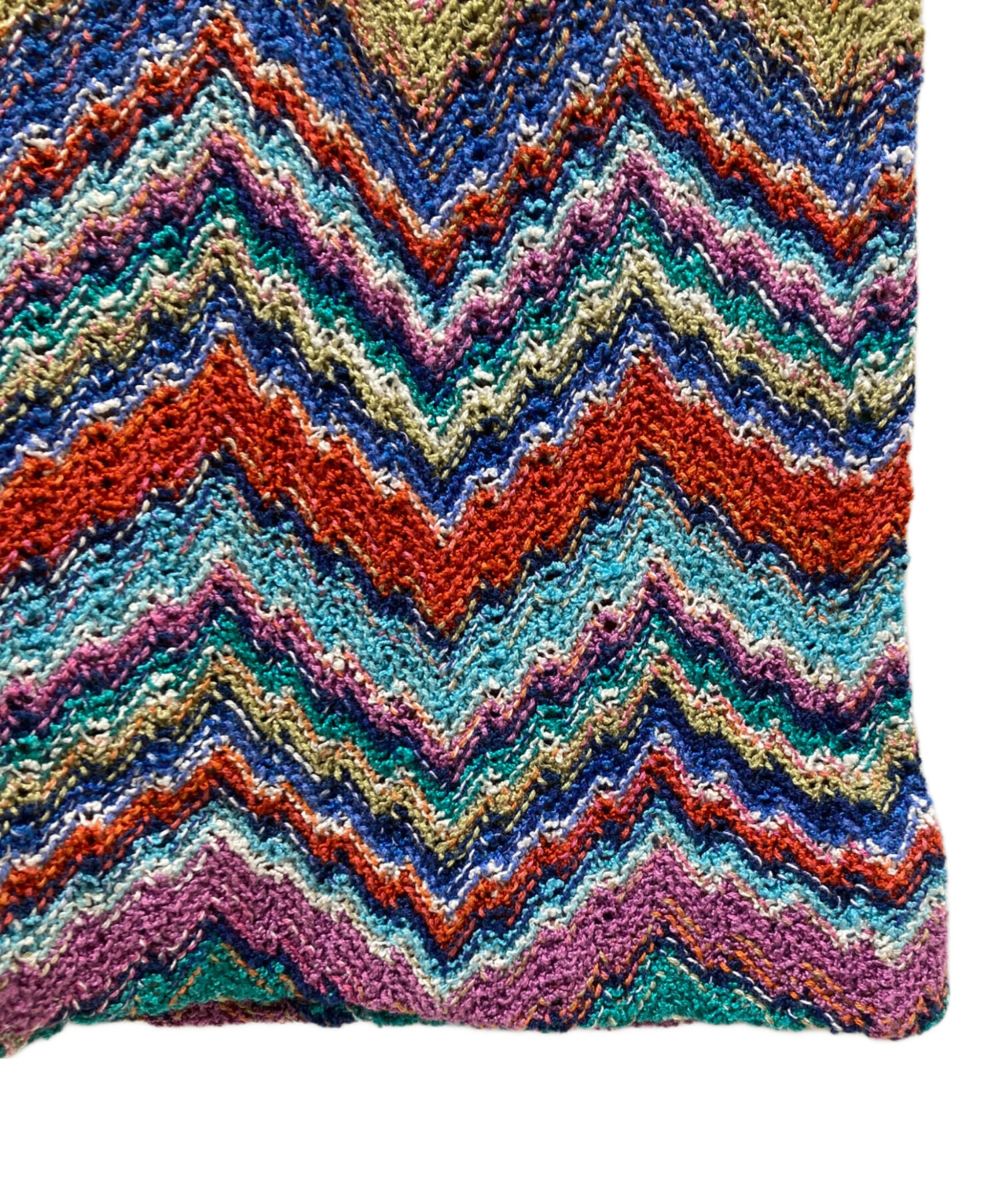 中古・古着通販】MISSONI (ミッソーニ) ジグザグ柄 ワンピース マルチ