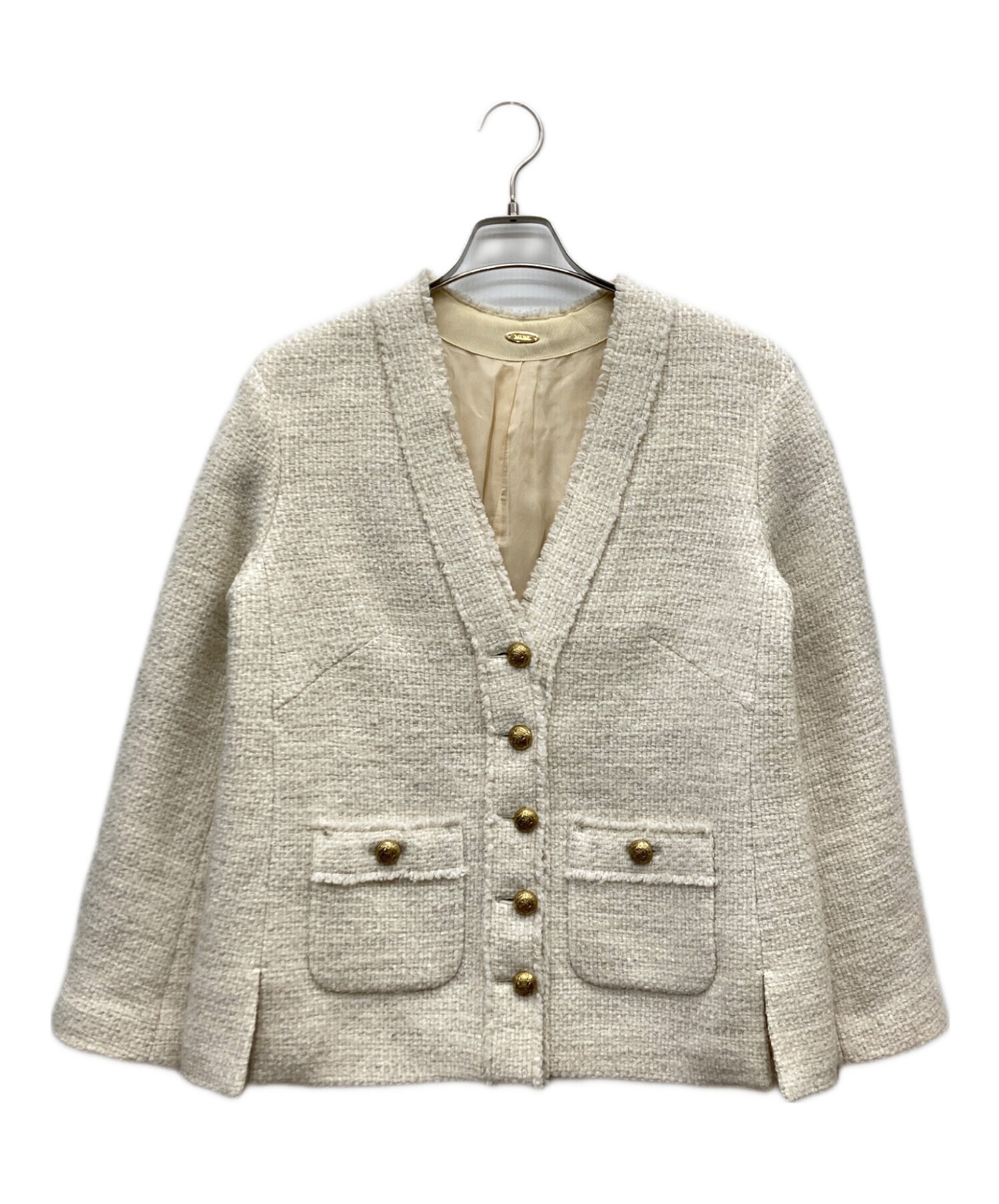 MUSE de Deuxieme Classe ツイードジャケット 中古・古着通販】MUSE de Deuxieme Classe (ミューズ ドゥーズィエム