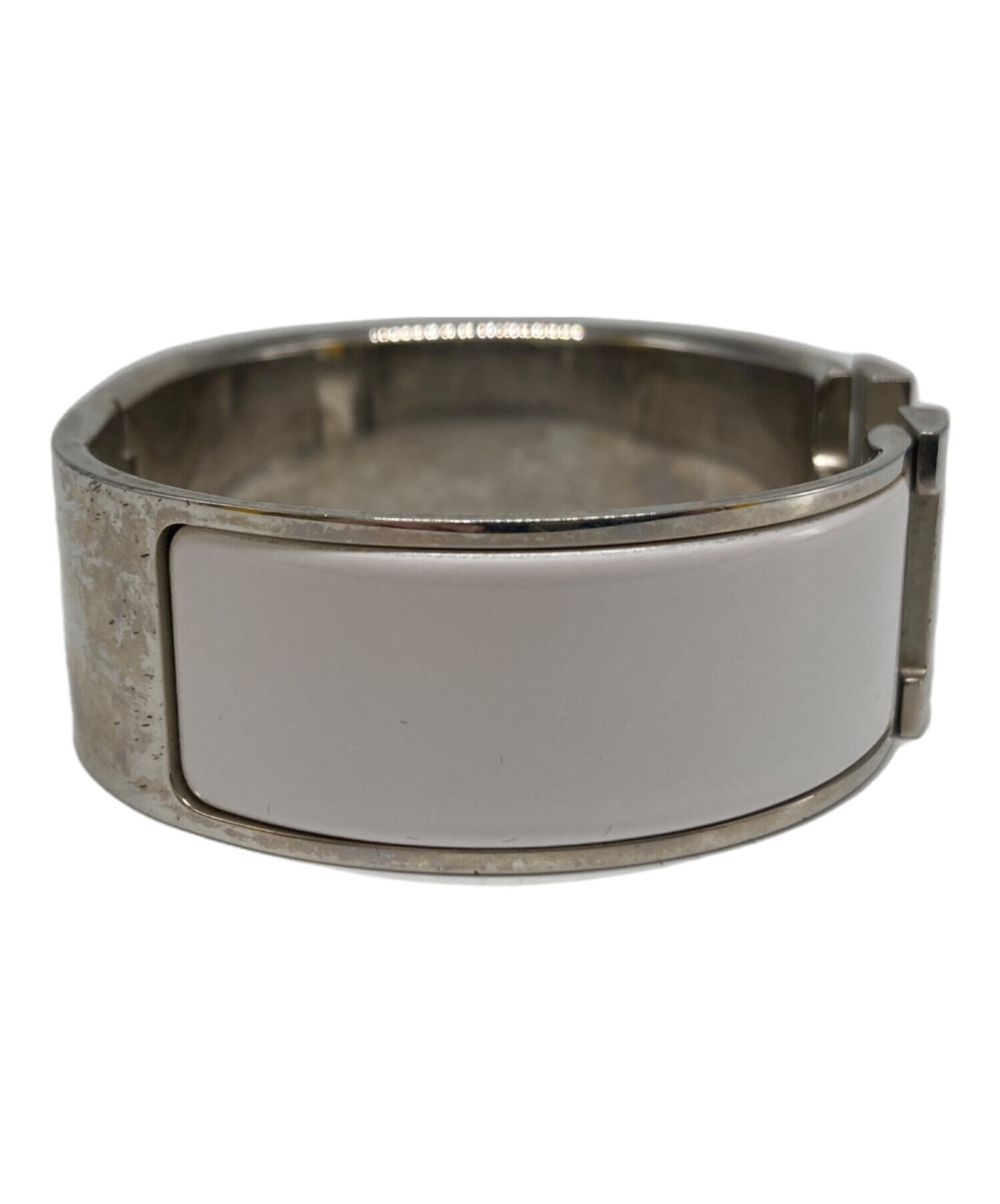 中古・古着通販】HERMES (エルメス) クリッククラックGM ホワイト