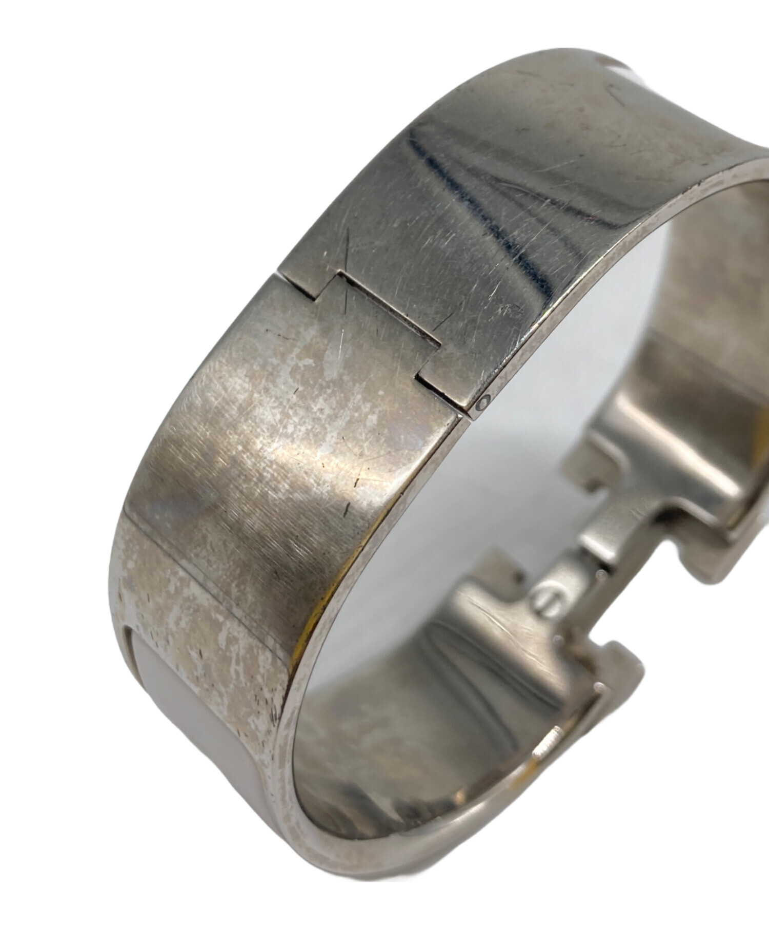 中古・古着通販】HERMES (エルメス) クリッククラックGM ホワイト