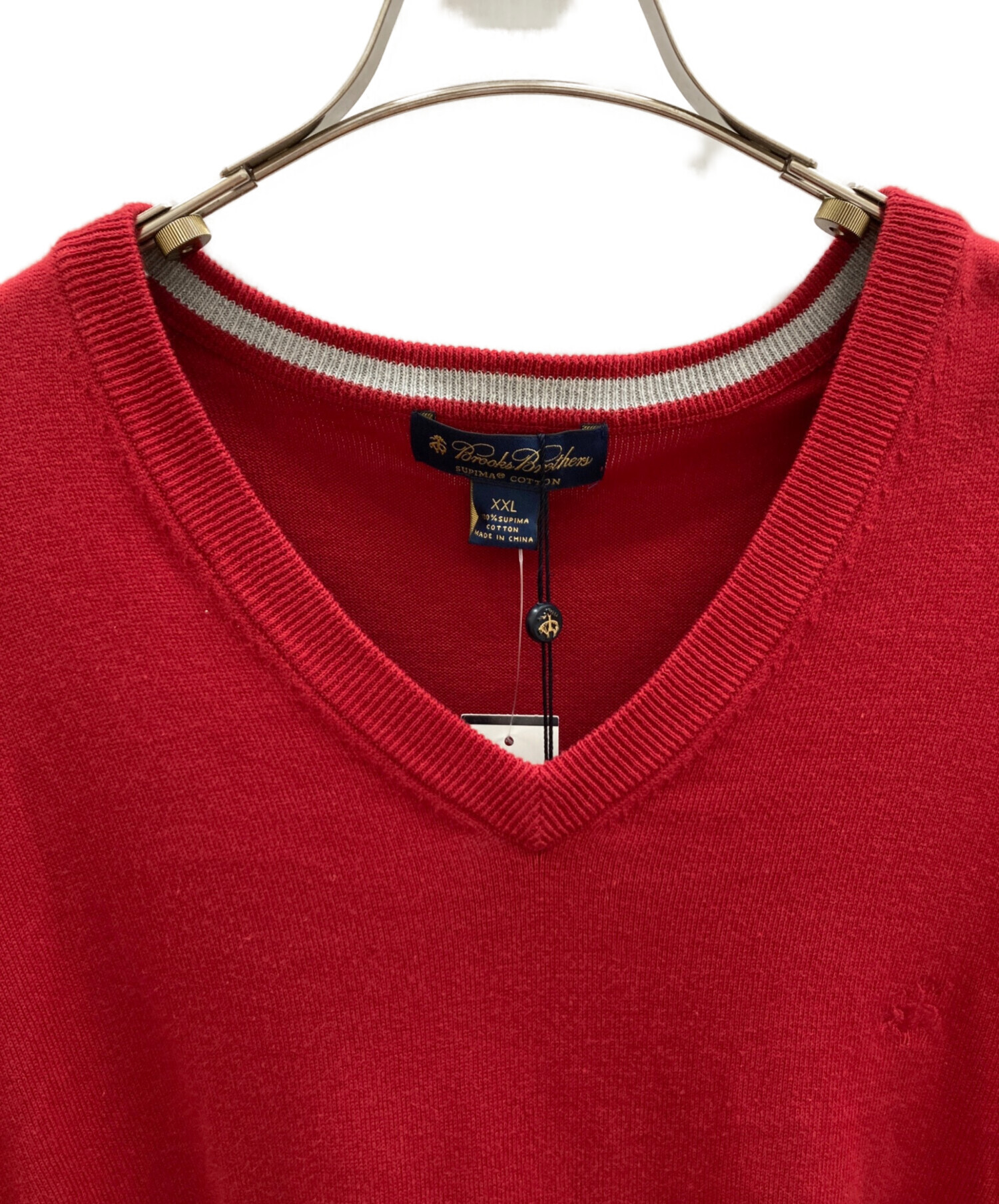 Brooks Brothers スーピマコットンチルデンニット L ブルックス