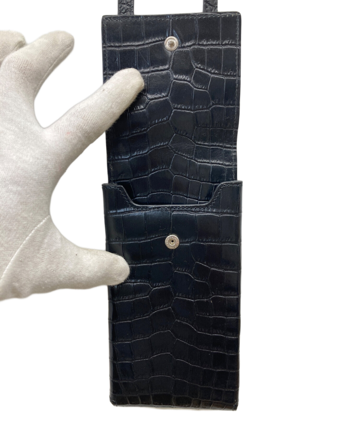 中古・古着通販】Saint Laurent Paris (サンローランパリ) クロコ型