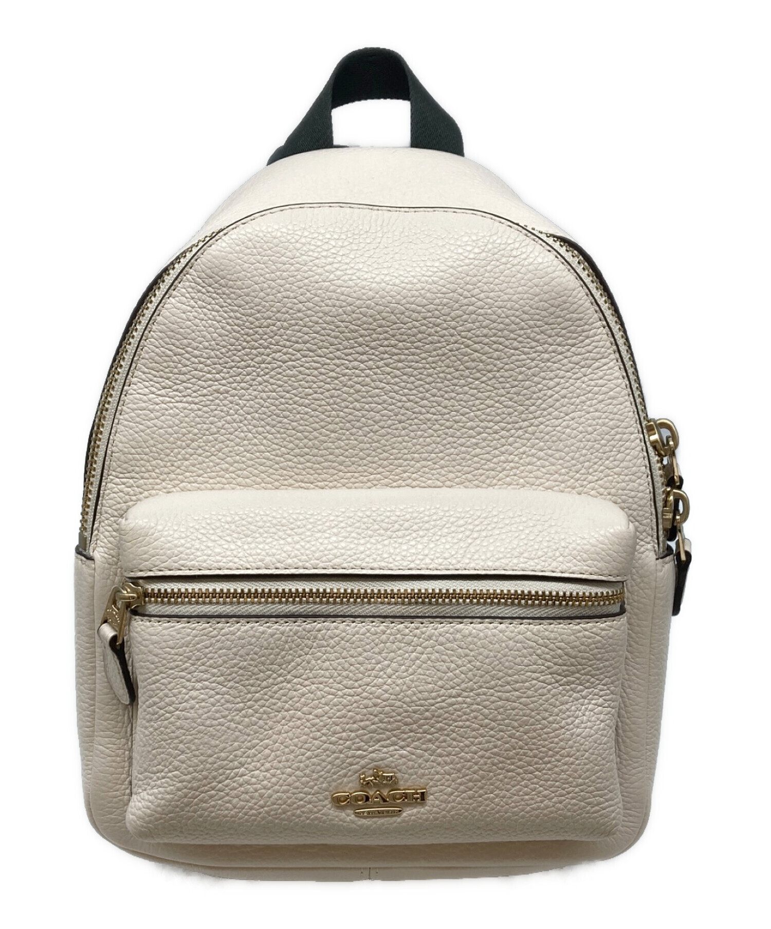 COACH（コーチ） ペブルド レザー チャーリー バックパック 中古・古着通販】COACH (コーチ) チャーリー ペブルドレザー ミニ