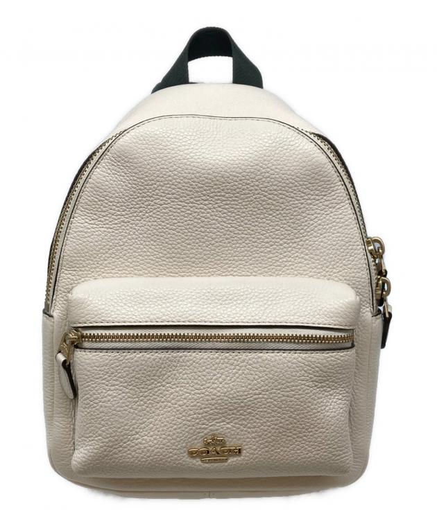 COACH（コーチ） ペブルド レザー チャーリー バックパック 中古・古着通販】COACH (コーチ) チャーリー ペブルドレザー ミニ