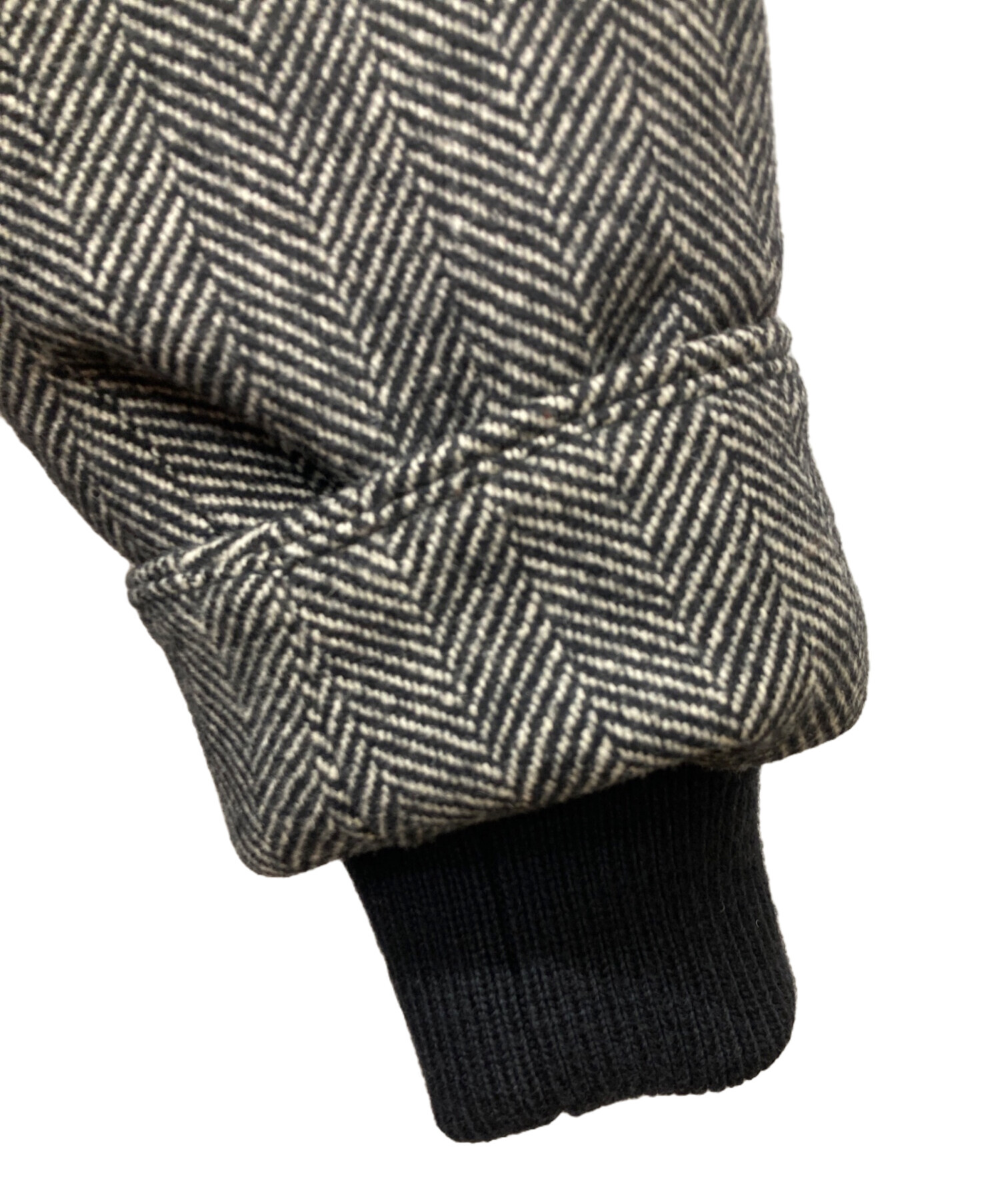 最終価格販売2/20迄 MONCLER モンクレール ヘリンボーン 0 タグ茶 中古・古着通販】MONCLER (モンクレール) ヘリンボーン N-3Bダウン