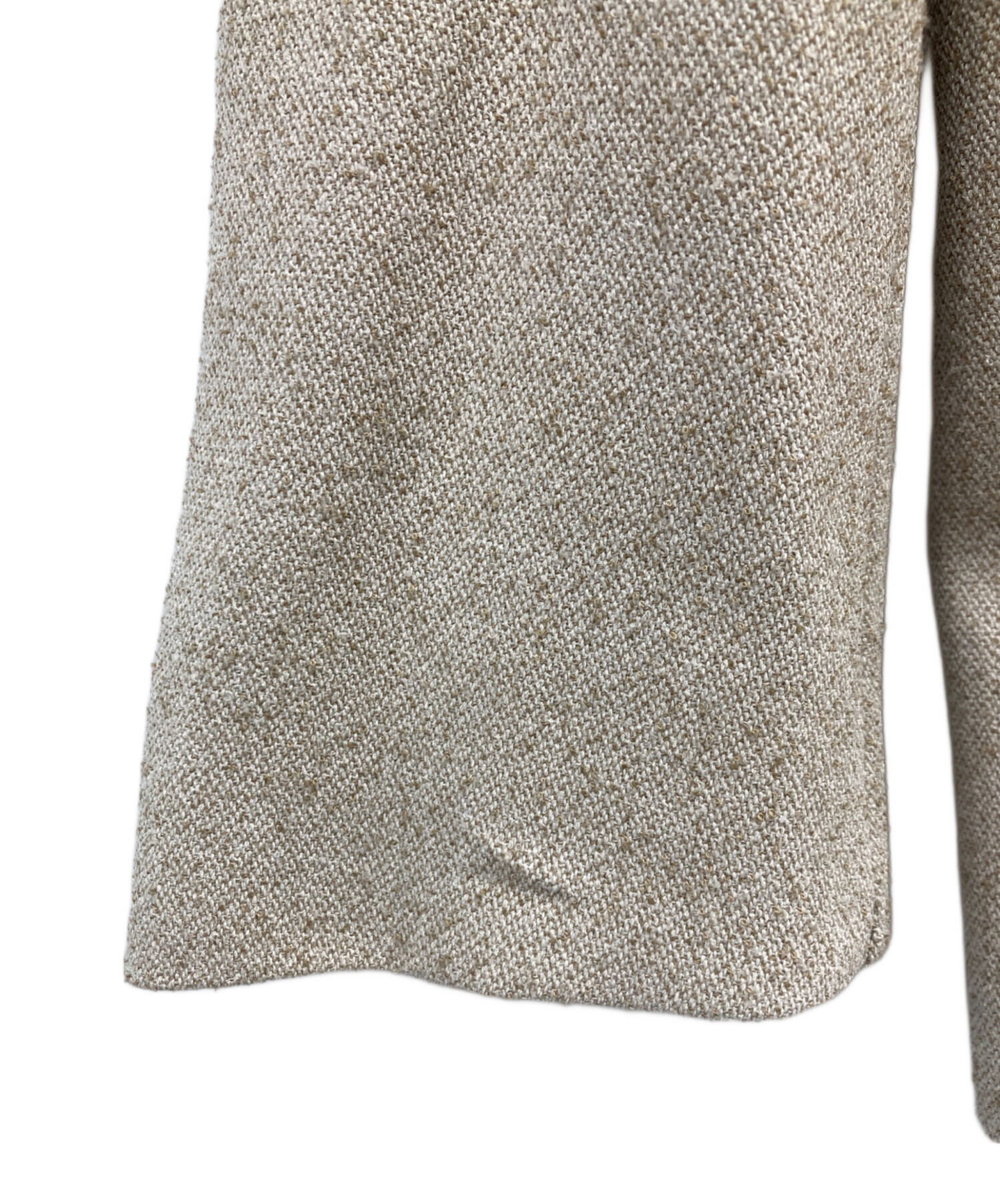 中古・古着通販】IENA (イエナ) ＆NAVY ノーカラーツイードジャケット