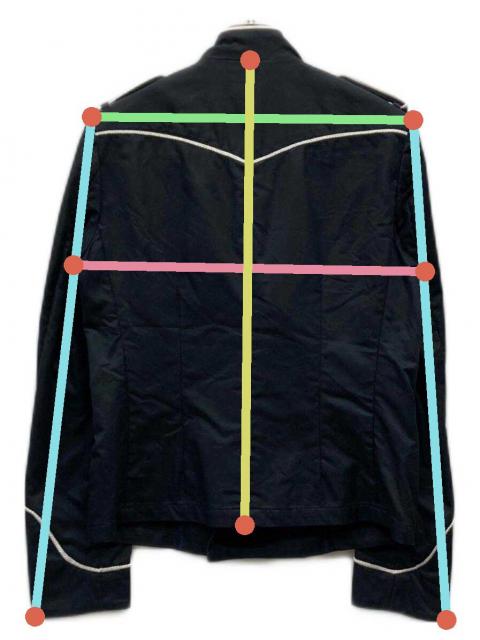 極美品✨ジョンローレンスサリバン ナポレオンジャケット 金釦 M相当