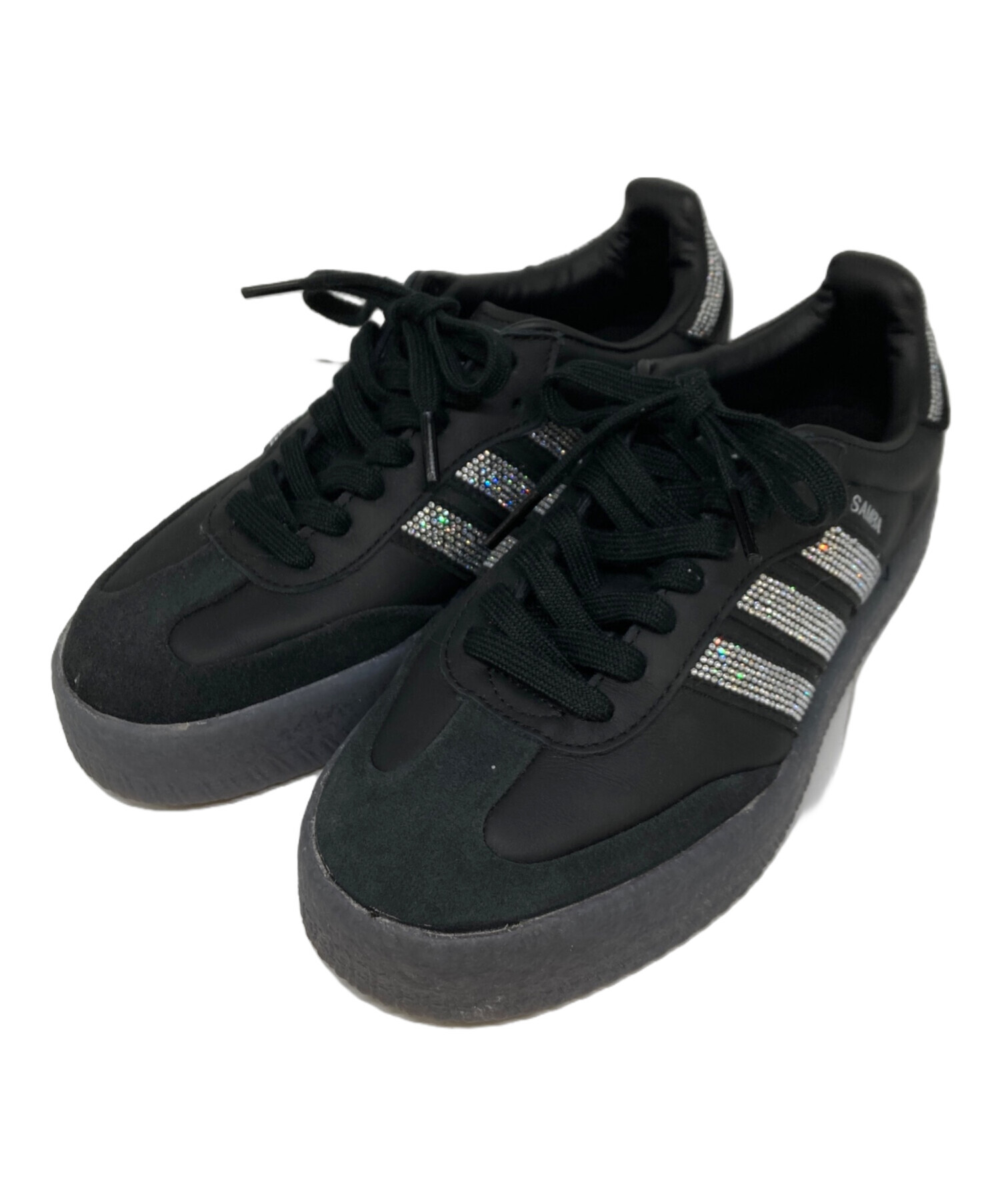 中古・古着通販】adidas (アディダス) SAMBAE W Rhinestone ブラック 