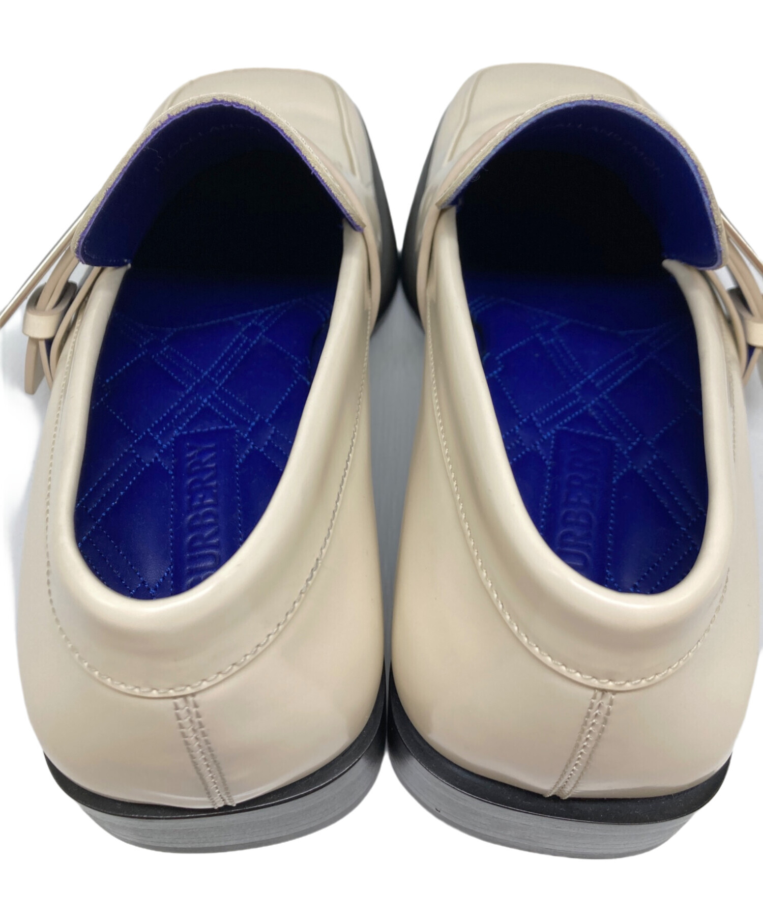 中古・古着通販】BURBERRY (バーバリー) SHIELD LOAFER アイボリー
