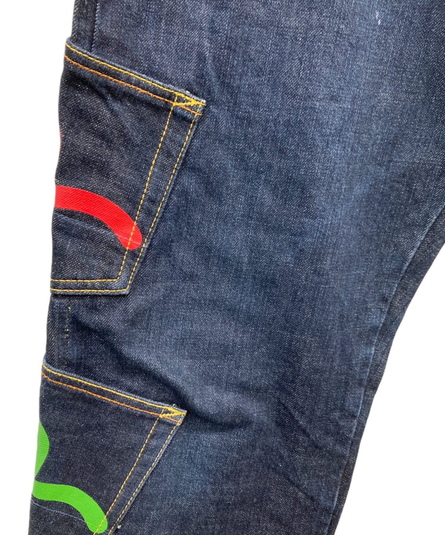 中古・古着通販】EVISU (エヴィス) 戎 メニーポケットデニムパンツ