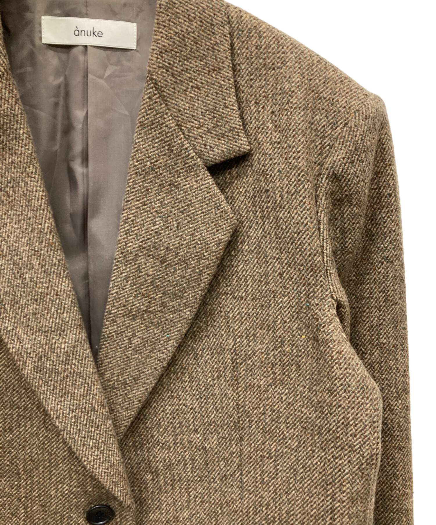 中古・古着通販】anuke (アンヌーク) 25AW Herringbone Wool Jacket