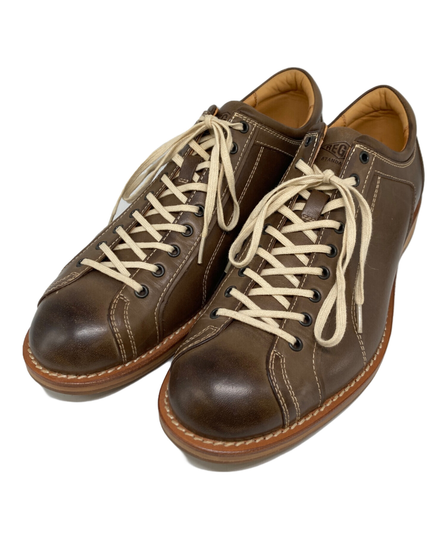中古・古着通販】REGAL (リーガル) ヴィンテージ加工レザースニーカー