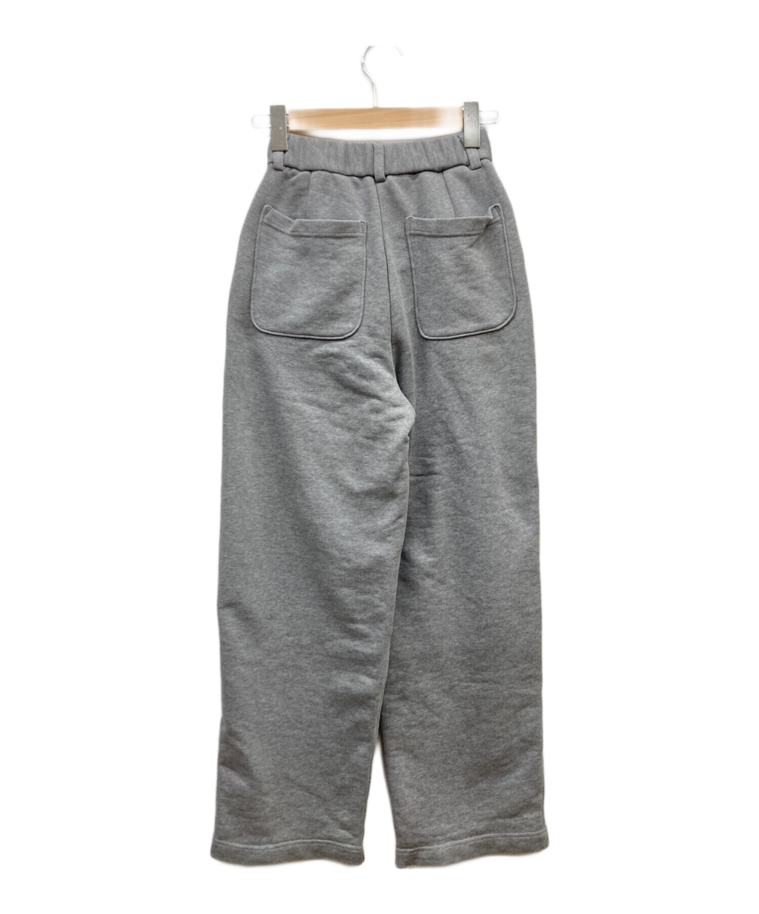 中古・古着通販】CLANE (クラネ) TWO TUCK SWEAT PANTS グレー