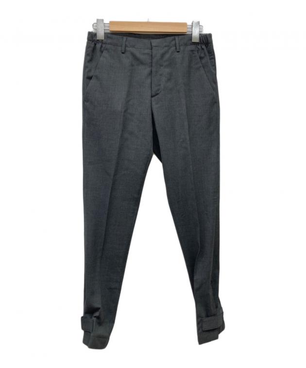 PRADA グレー カジュアルパンツ 36S ウール 未使用に近い 中古・古着通販】PRADA (プラダ) 比翼3Bウールセットアップスーツ