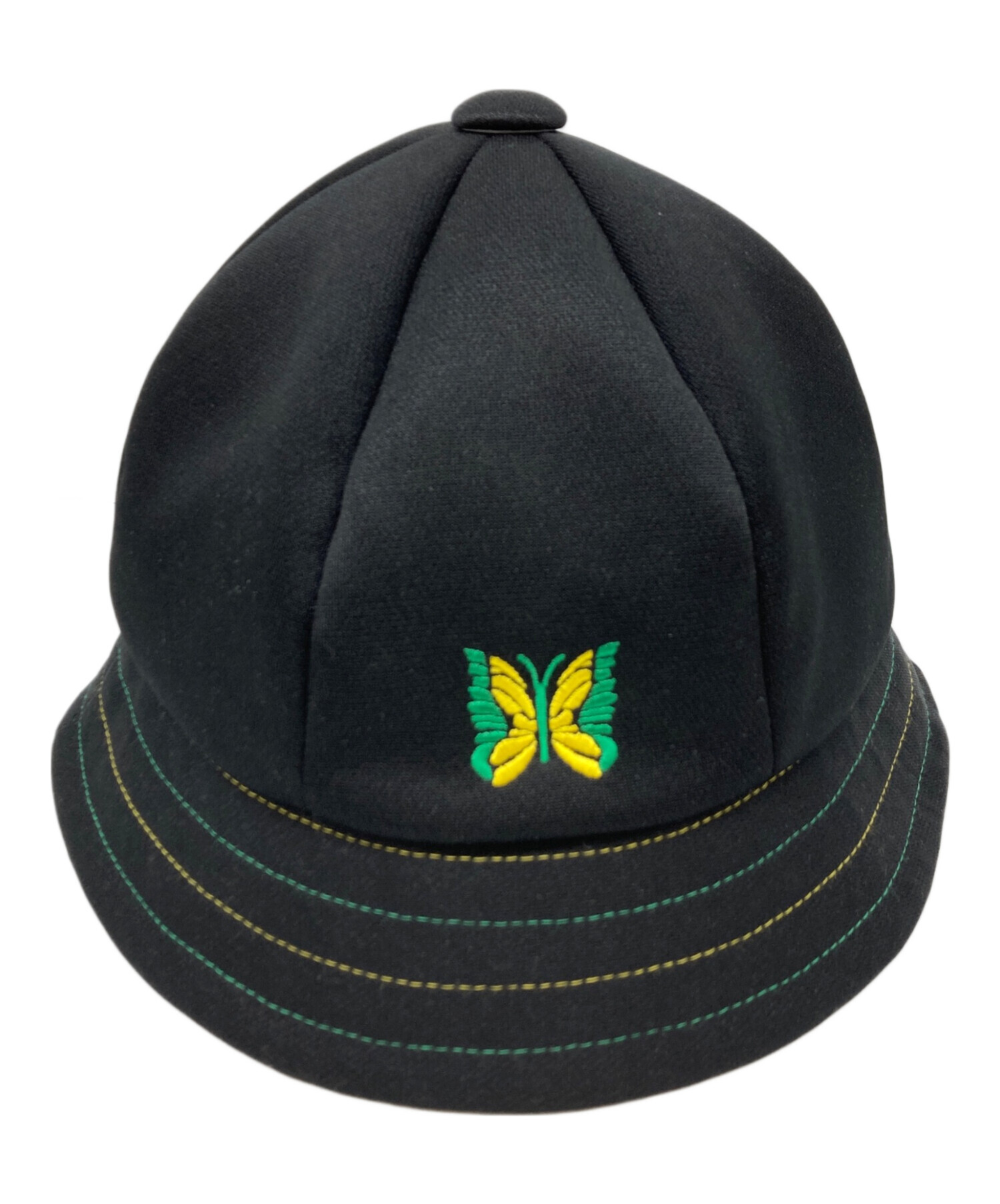 中古・古着通販】Needles (ニードルズ) BERMUDA HAT ブラック×グリーン
