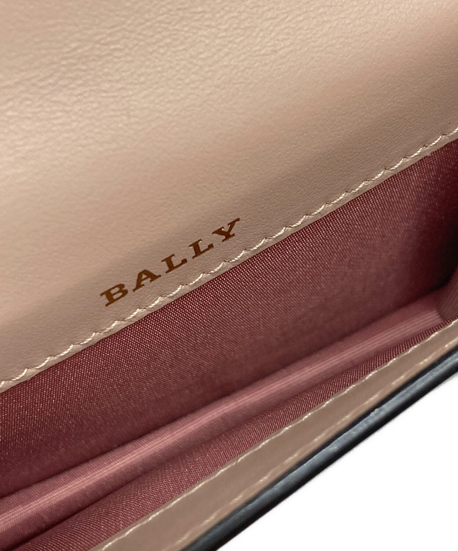 中古・古着通販】BALLY (バリー) JINA レザーカードケース ブラック