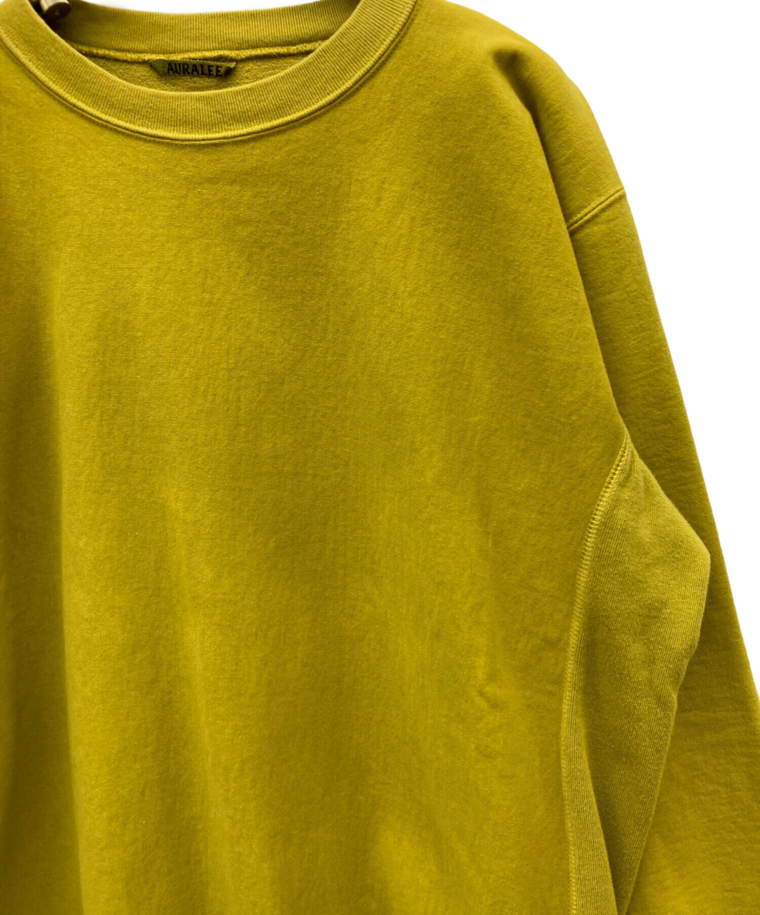 中古・古着通販】AURALEE (オーラリー) 18SS MILLED SWEAT イエロー