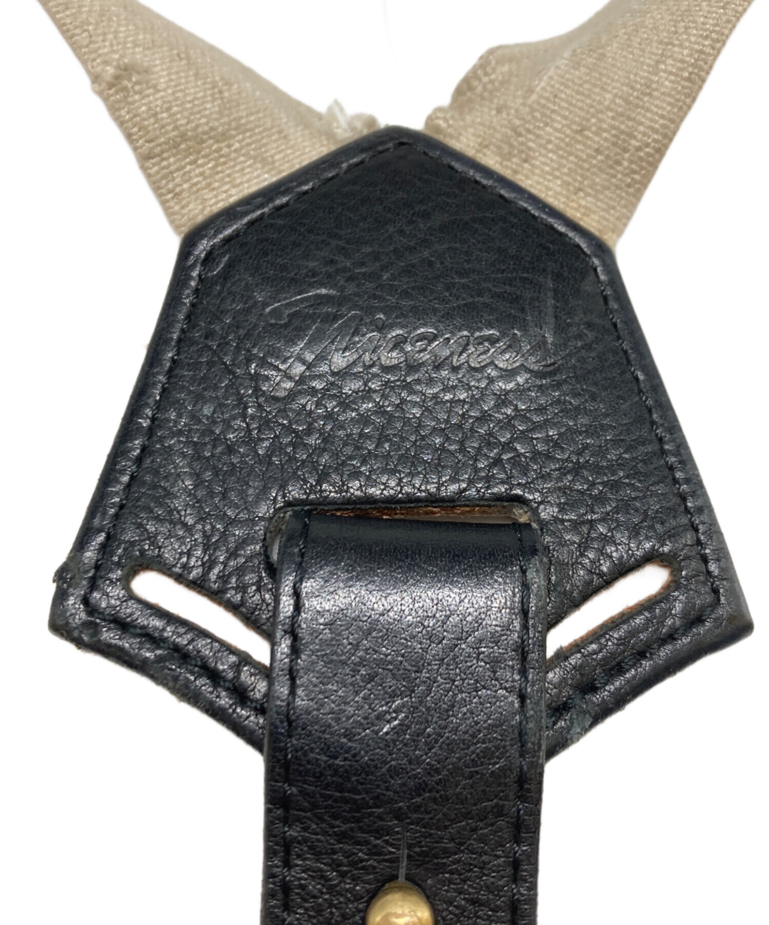 中古・古着通販】NICENESS (ナイスネス) サスペンダー ブラック