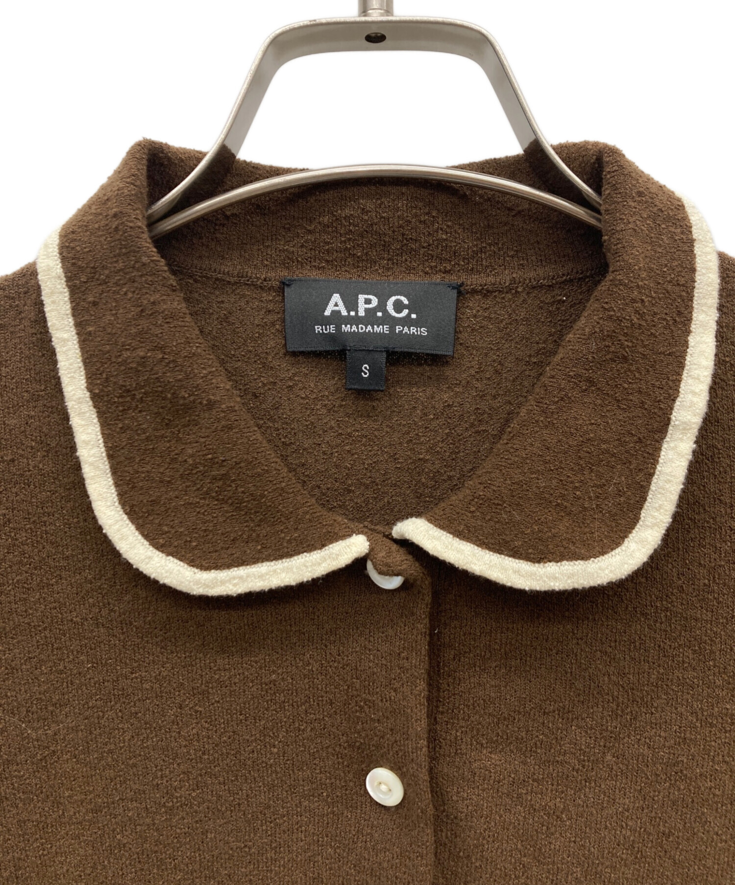 中古・古着通販】A.P.C. (アーペーセー) POLO MARGOTO JPS ブラウン