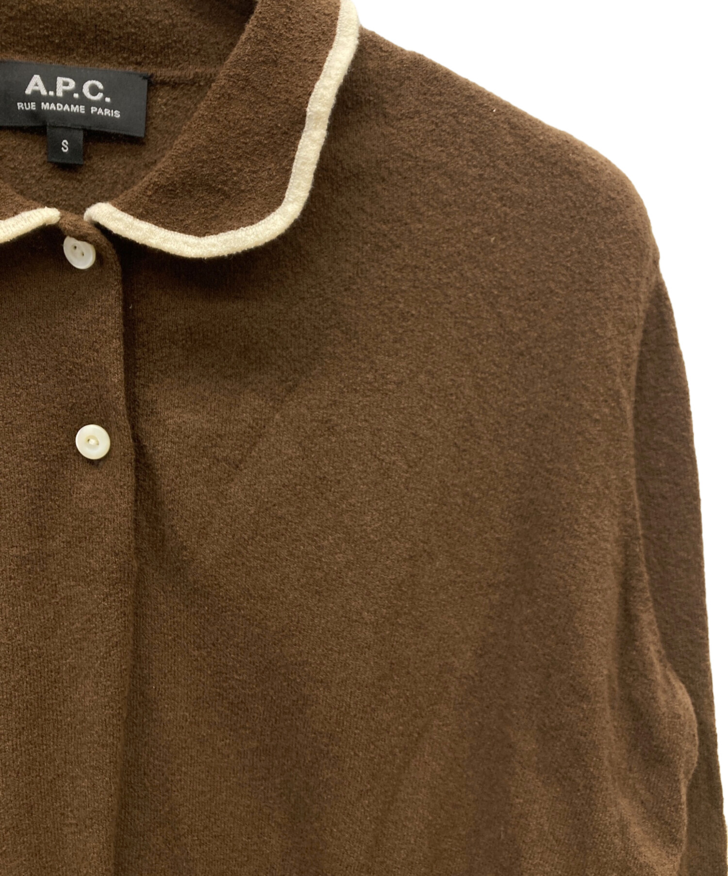 中古・古着通販】A.P.C. (アーペーセー) POLO MARGOTO JPS ブラウン