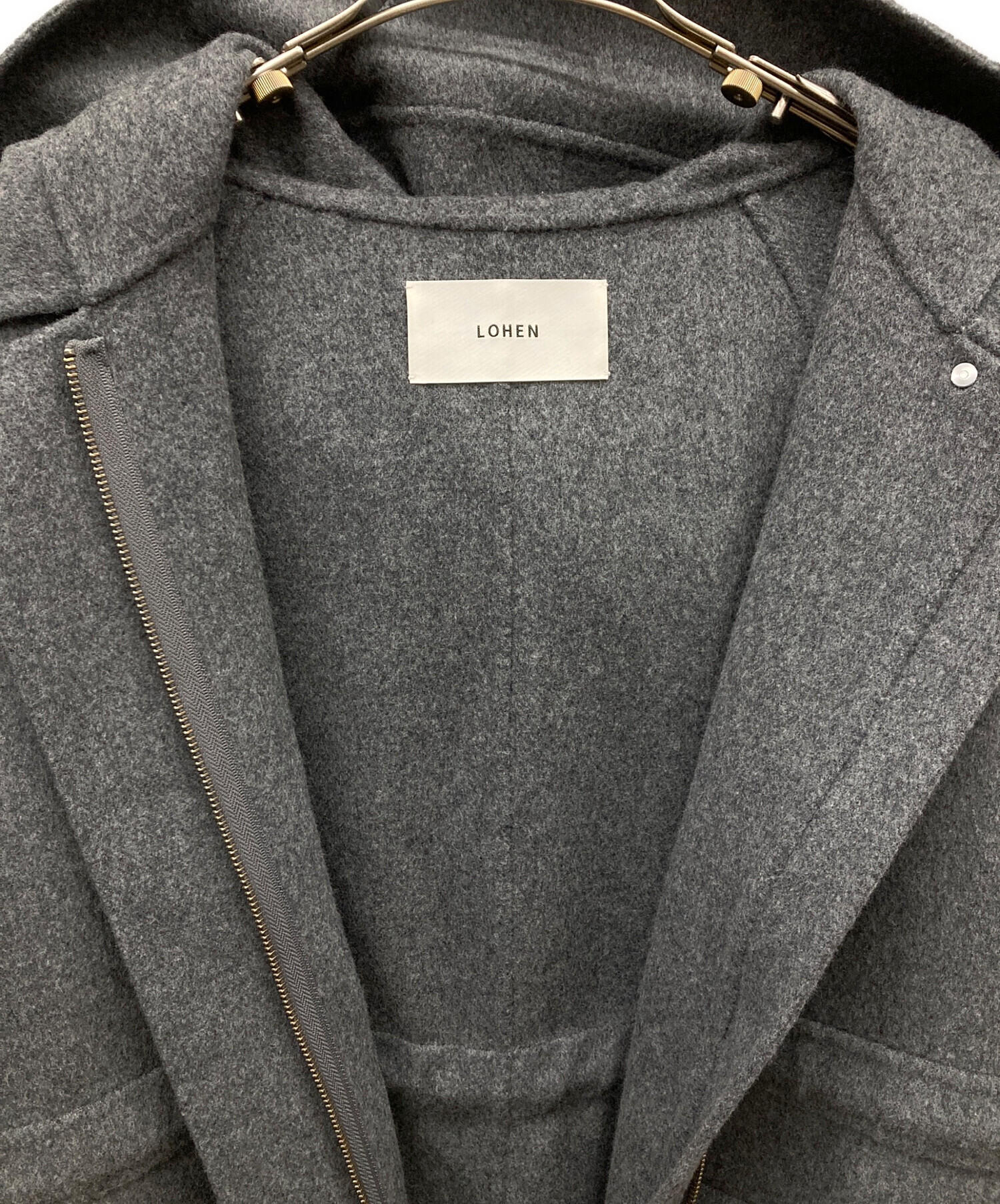 中古・古着通販】LOHEN (ローヘン) 25AW FOODY CODE REVER CORT グレー