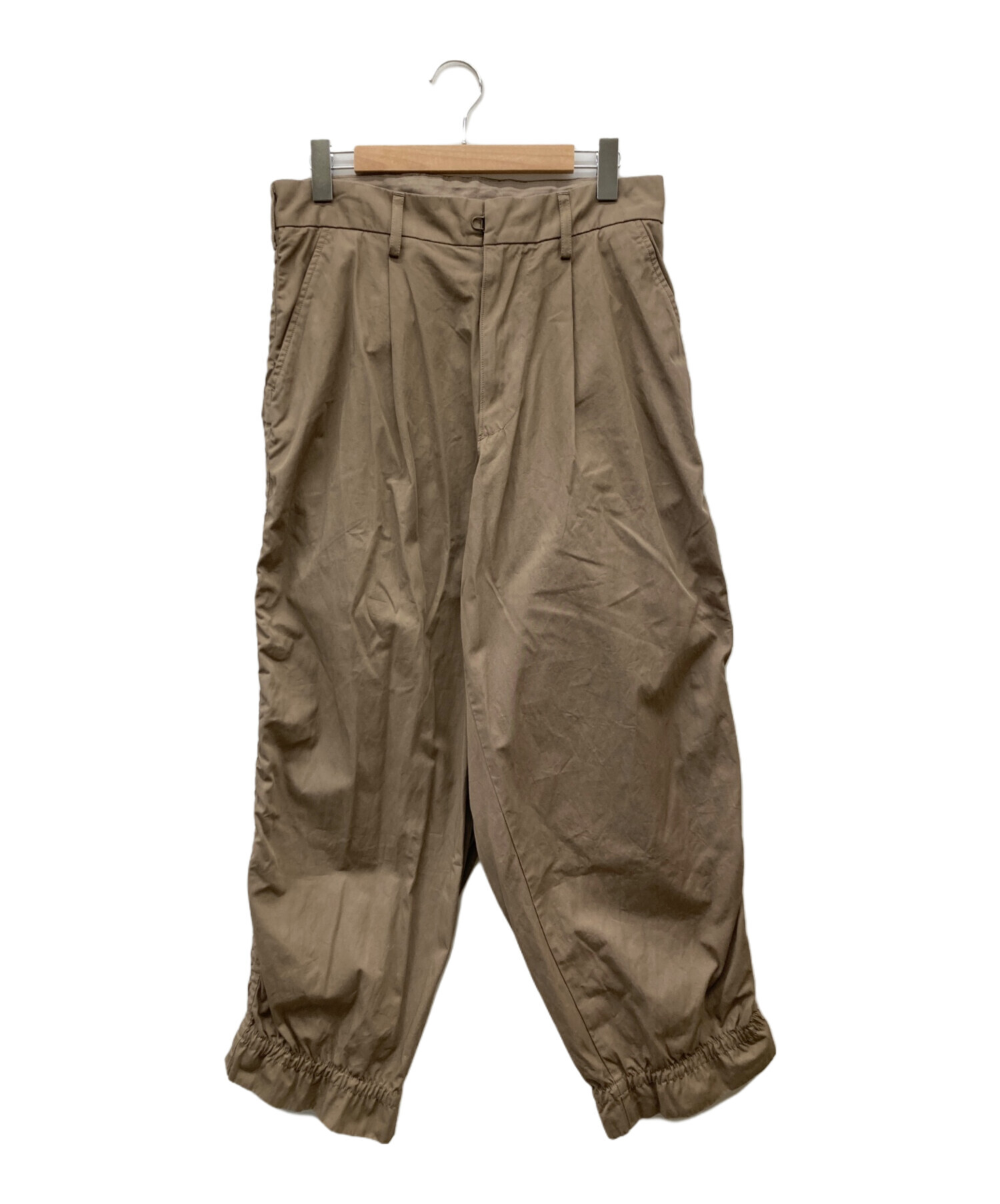 中古・古着通販】KOLOR (カラー) 高密度コットンギャバパンツ ベージュ