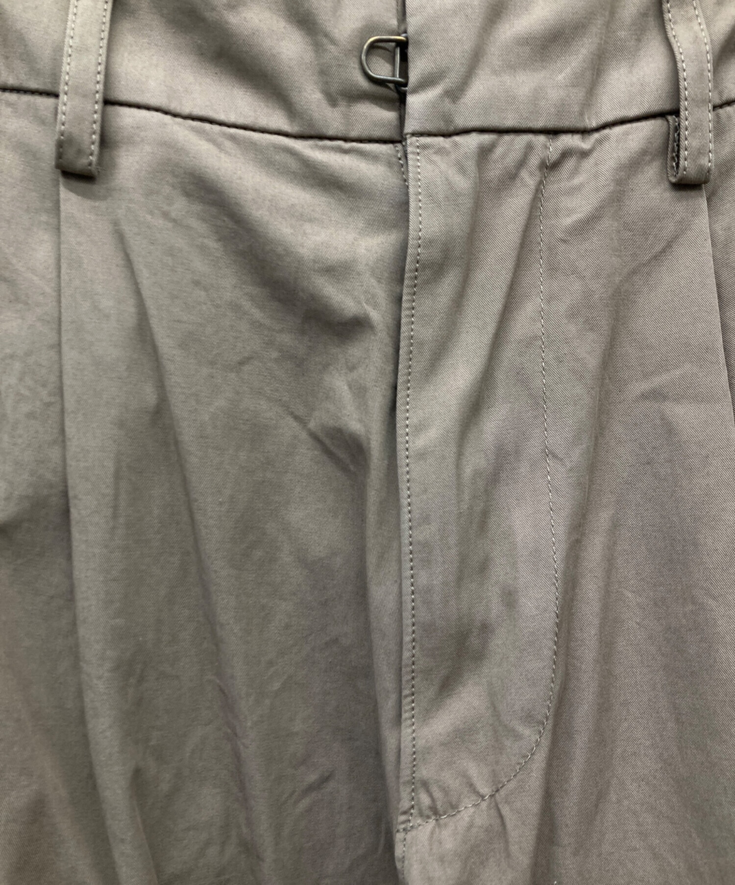 中古・古着通販】KOLOR (カラー) 高密度コットンギャバパンツ ベージュ