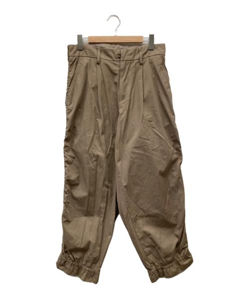 中古・古着通販】KOLOR (カラー) 高密度コットンギャバパンツ ベージュ