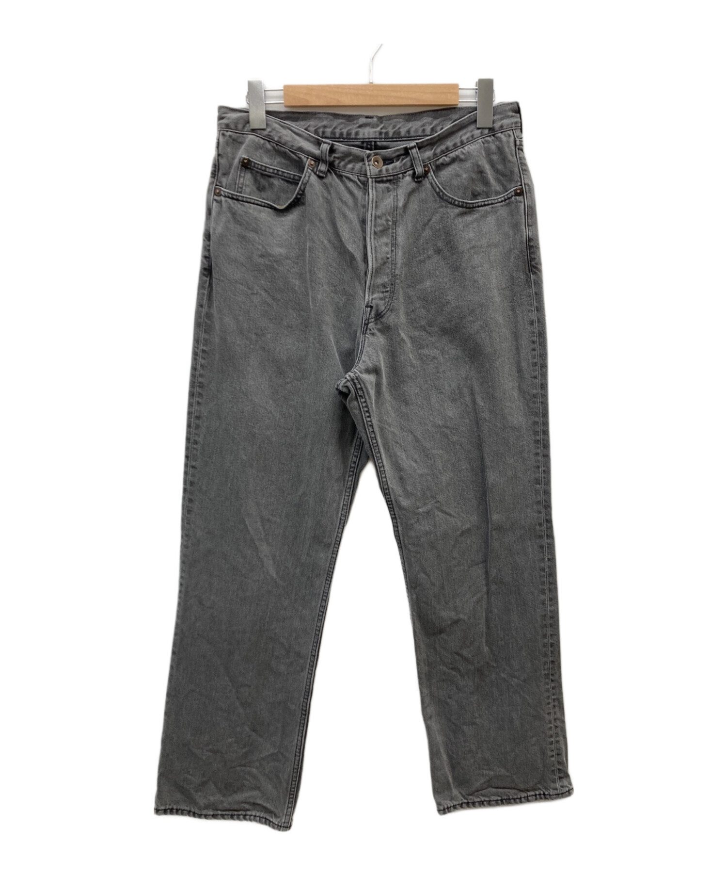中古・古着通販】MARKA (マーカ) SHOE CUT JEANS ブラック サイズ:3 