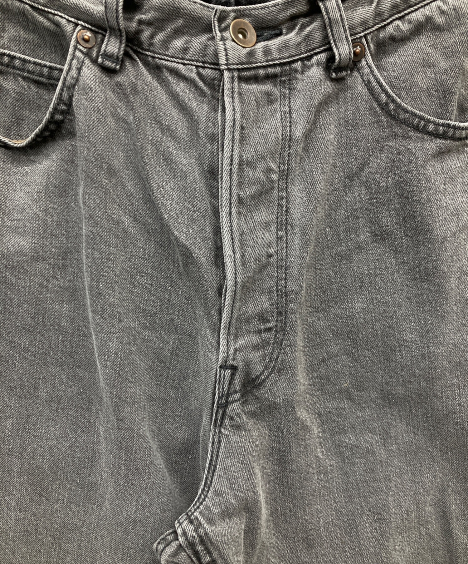 中古・古着通販】MARKA (マーカ) SHOE CUT JEANS ブラック サイズ:3 