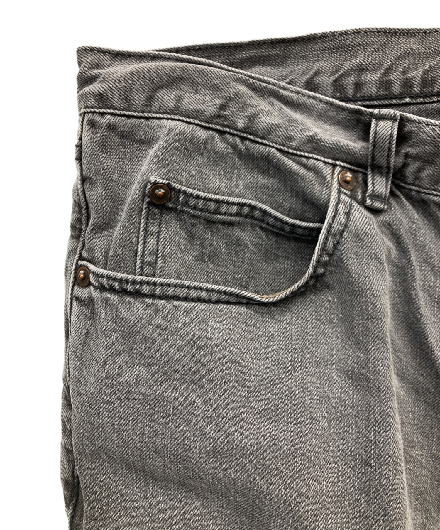 中古・古着通販】MARKA (マーカ) SHOE CUT JEANS ブラック サイズ:3 