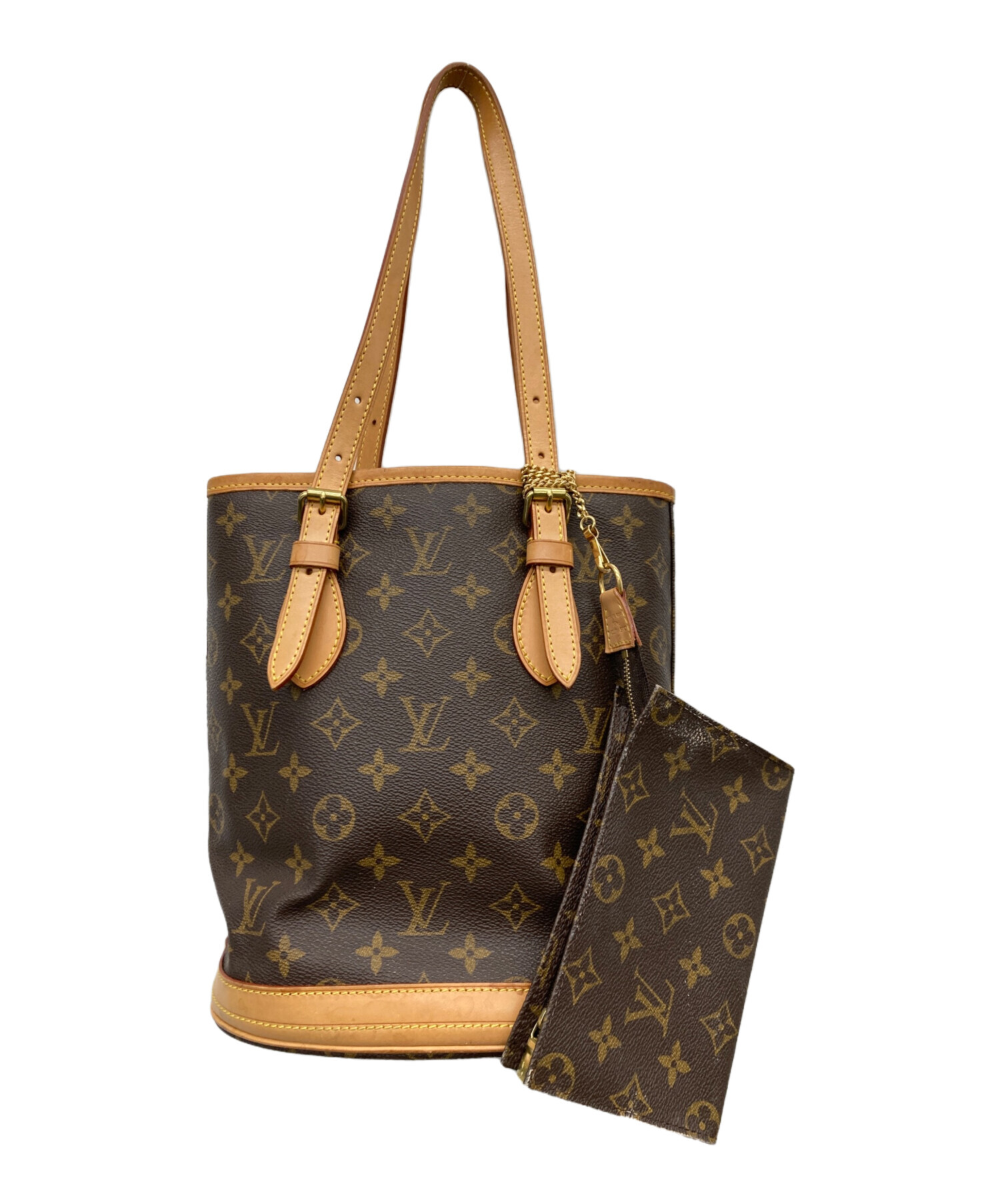 中古・古着通販】LOUIS VUITTON (ルイ ヴィトン) バケットPM ブラウン