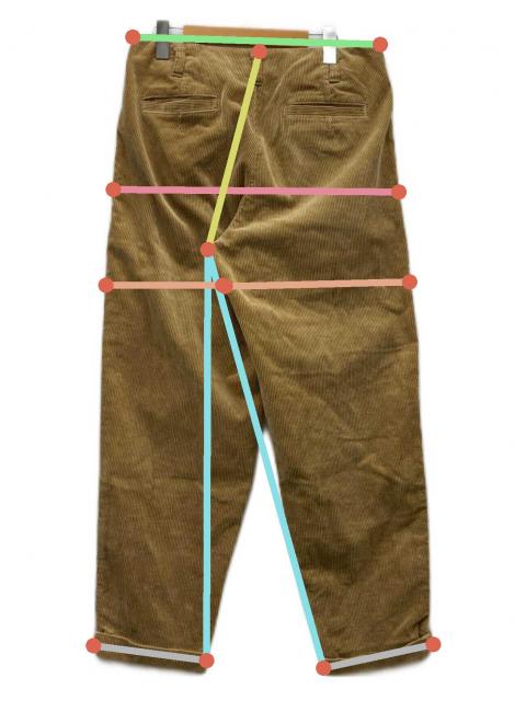 中古・古着通販】HUMAN MADE (ヒューマンメイド) 2タックコーデュロイ