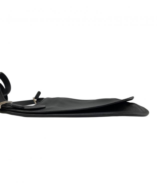 中古・古着通販】COACH (コーチ) レザーフラップショルダーバッグ