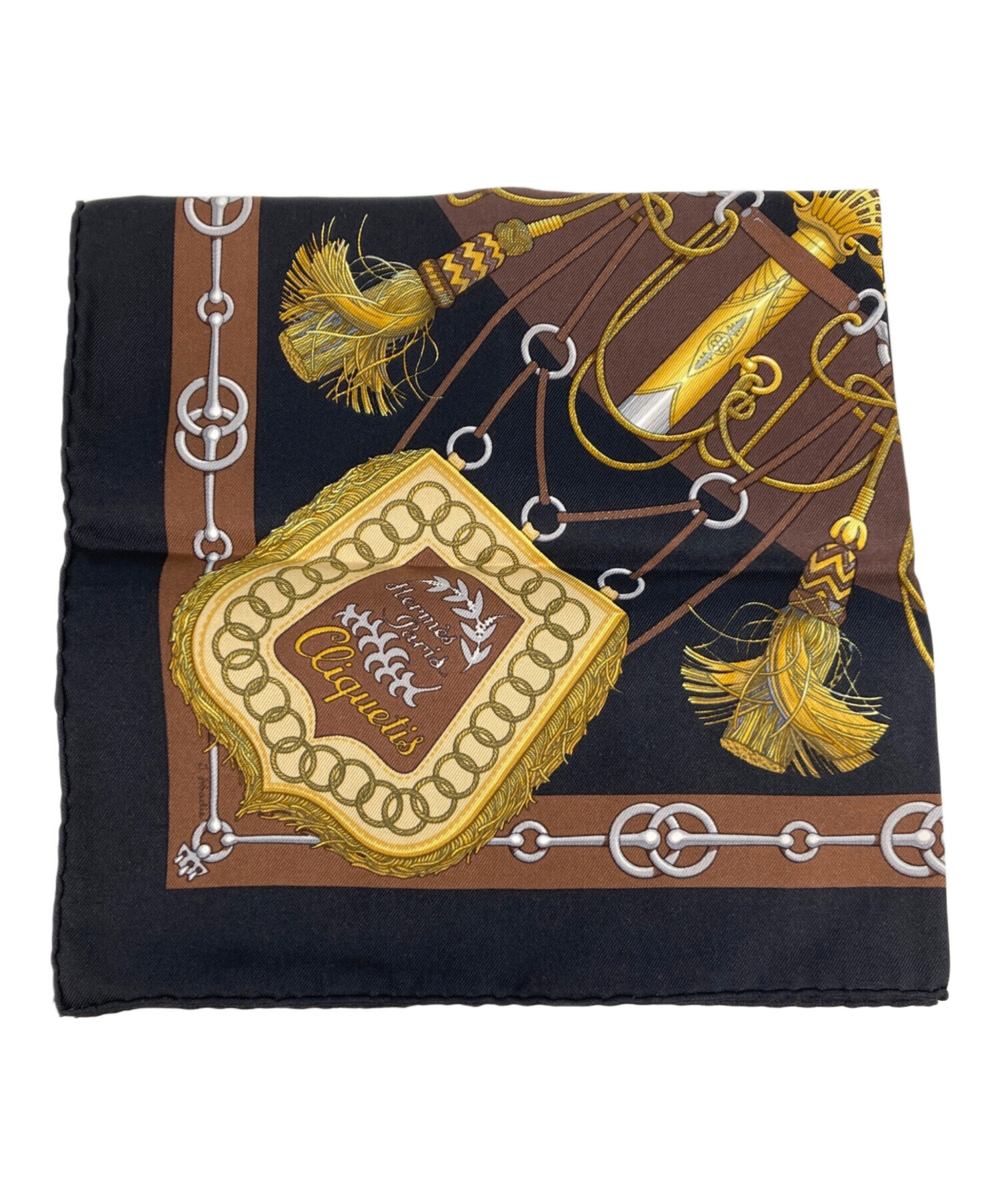 中古・古着通販】HERMES (エルメス) カレ45 CLIQUETIS クリケティス