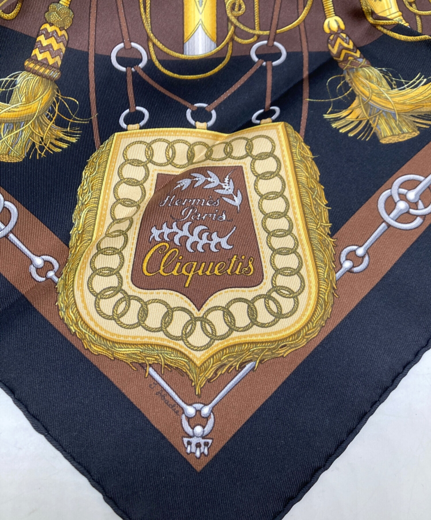 中古・古着通販】HERMES (エルメス) カレ45 CLIQUETIS クリケティス