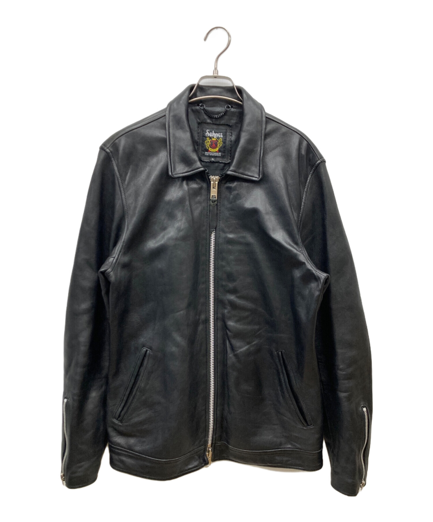 中古・古着通販】Schott (ショット) シングル ブレスト ライダース