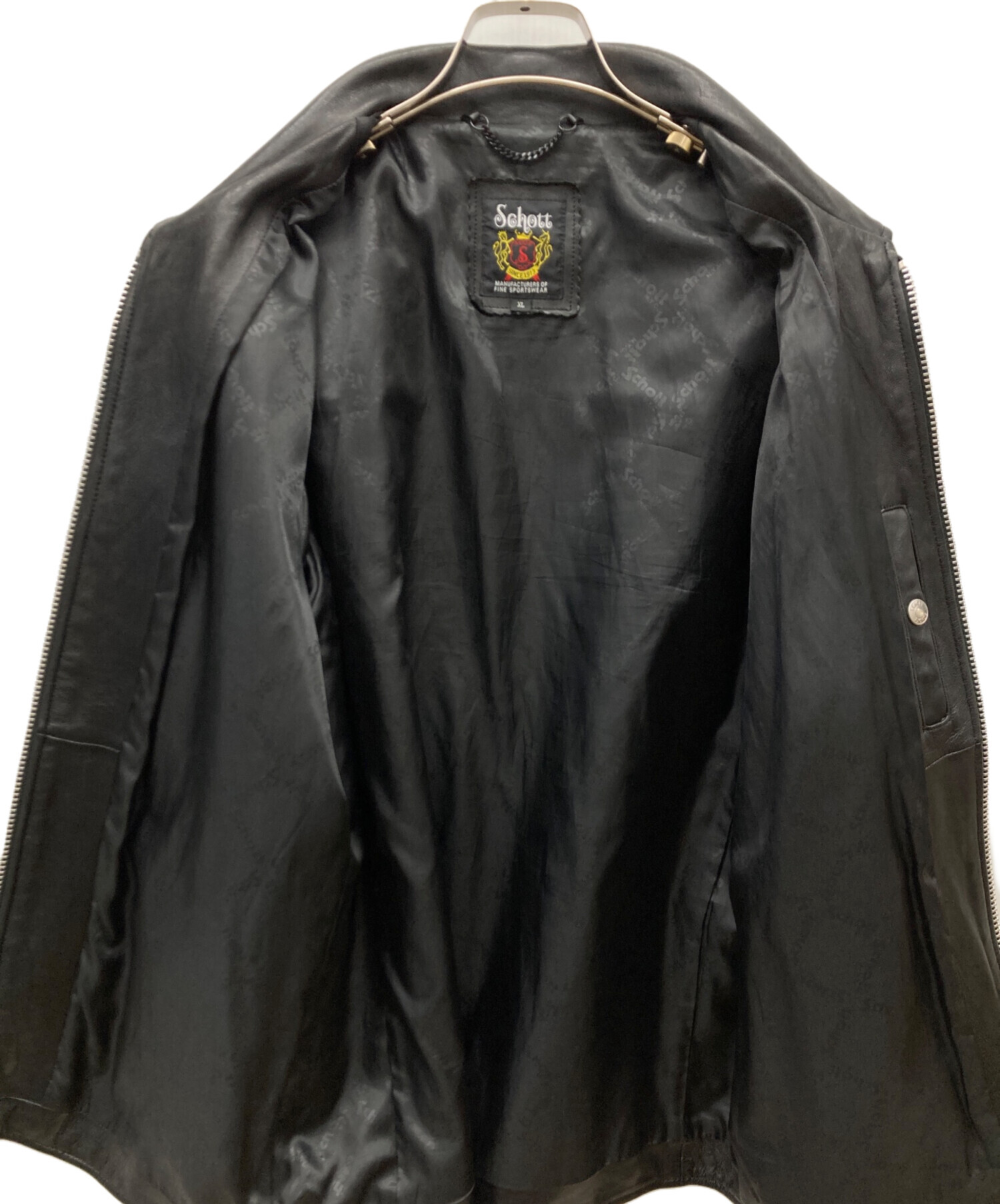 中古・古着通販】Schott (ショット) シングル ブレスト ライダース