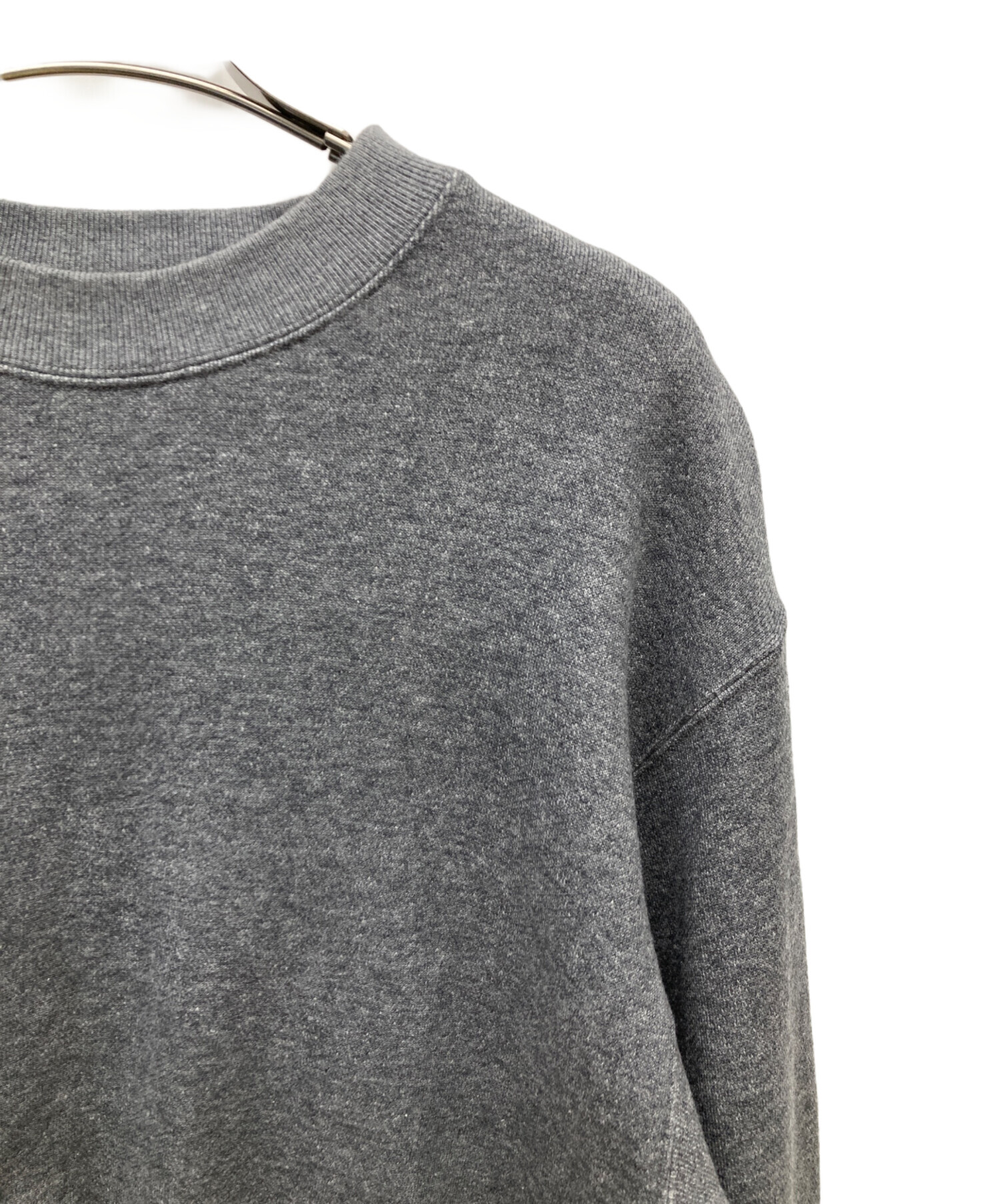 中古・古着通販】HYKE (ハイク) CROPPED SWEAT SHIRT グレー サイズ:S