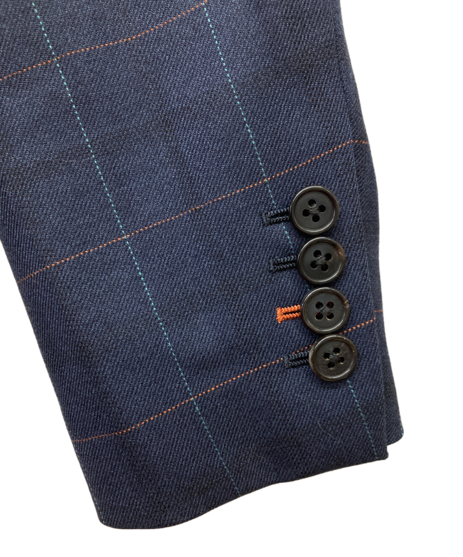 中古・古着通販】PAUL SMITH (ポールスミス) チェック柄2Bジャケット