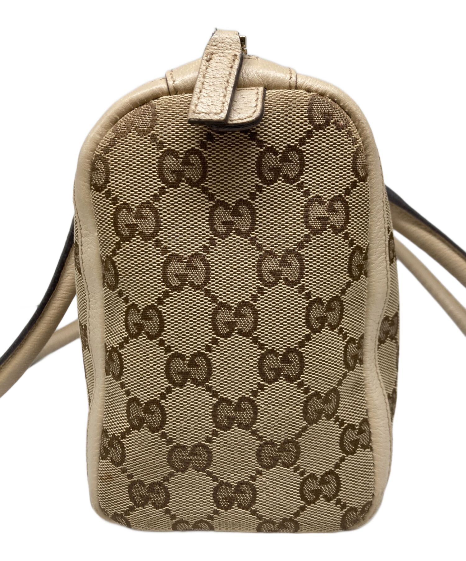 GUCCI ミニボストン GGキャンバス ハンドバッグ 中古・古着通販】GUCCI (グッチ) GGキャンバス ミニボストンバッグ